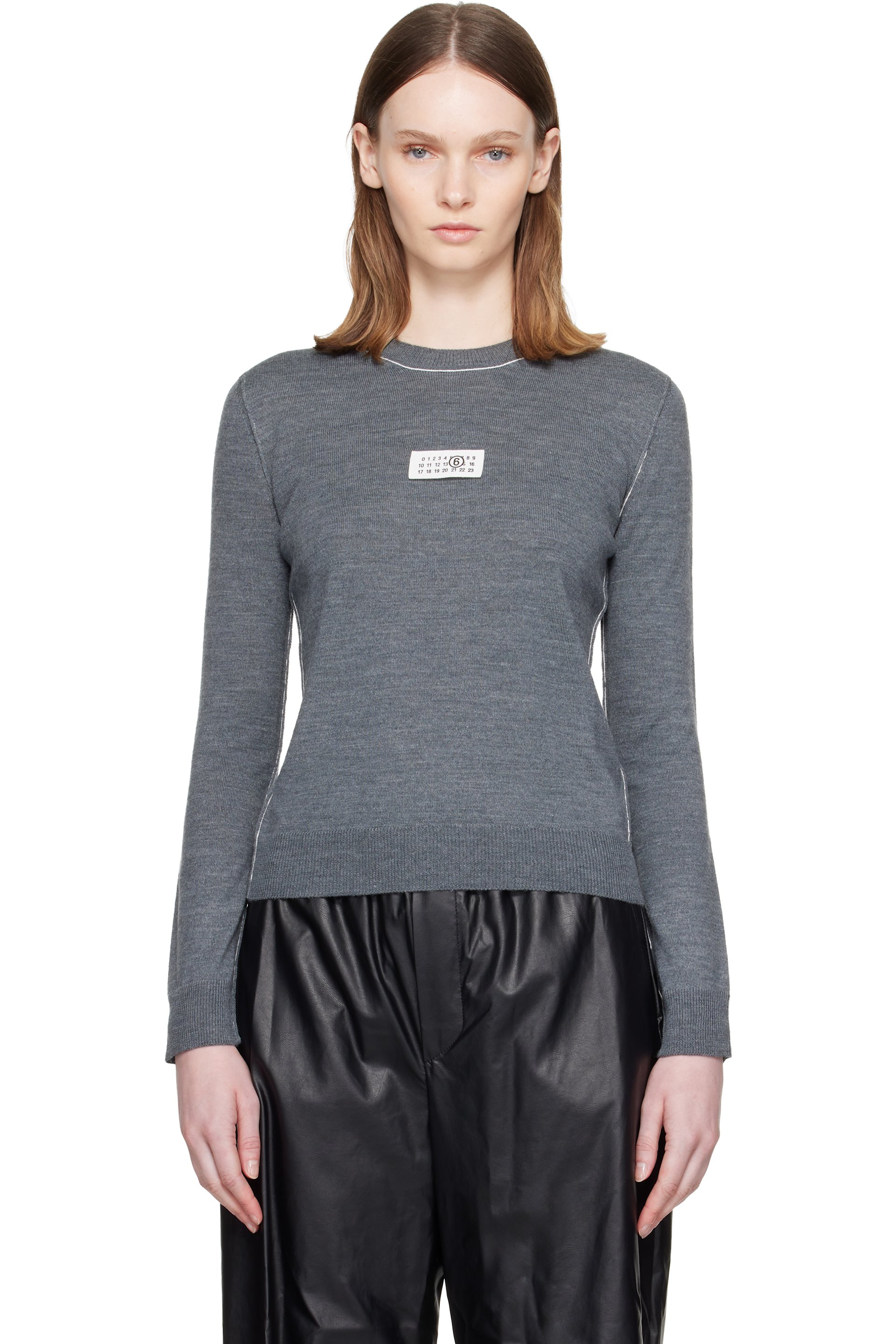 MM6 Maison Margiela - 灰色 Essentials 毛衣