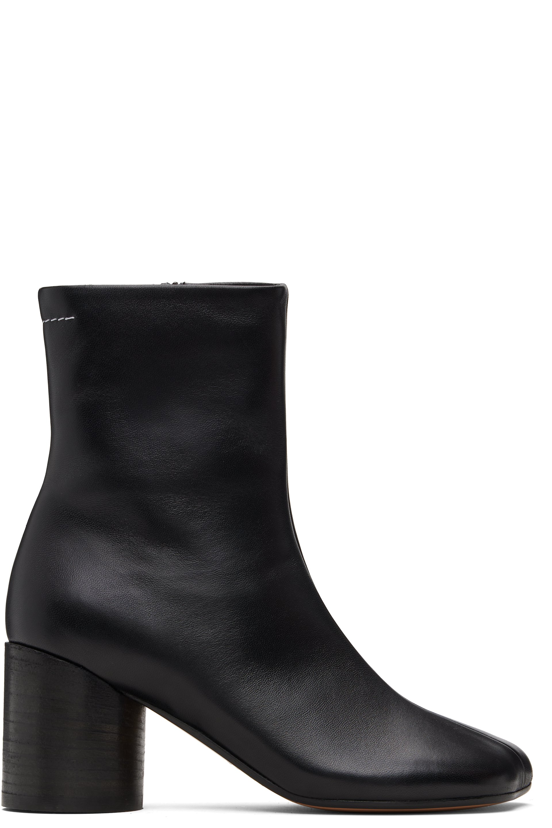 MM6 Maison Margiela - Bottines noires à bout anatomique