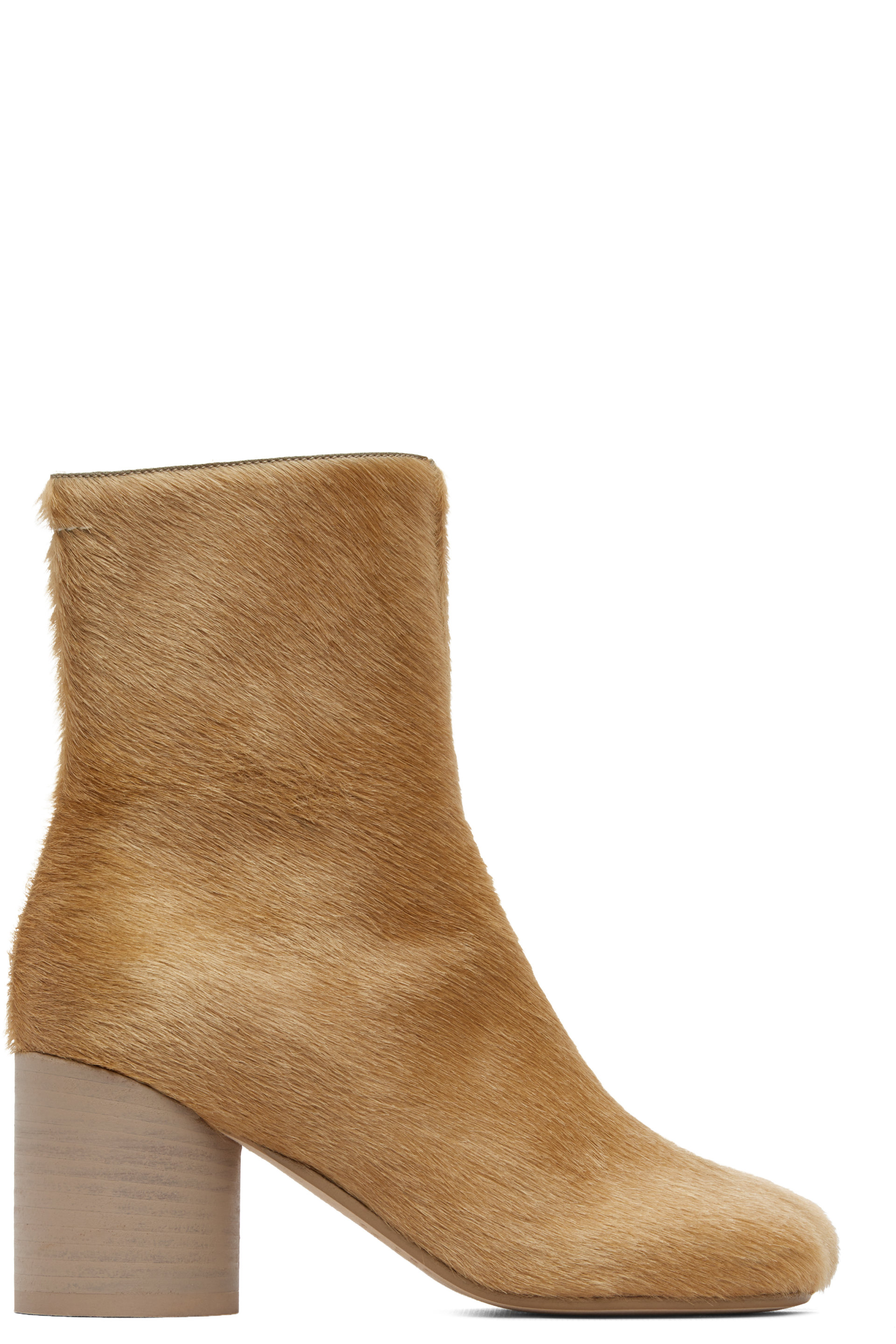 MM6 Maison Margiela - 黄褐色 Anatomic 踝靴