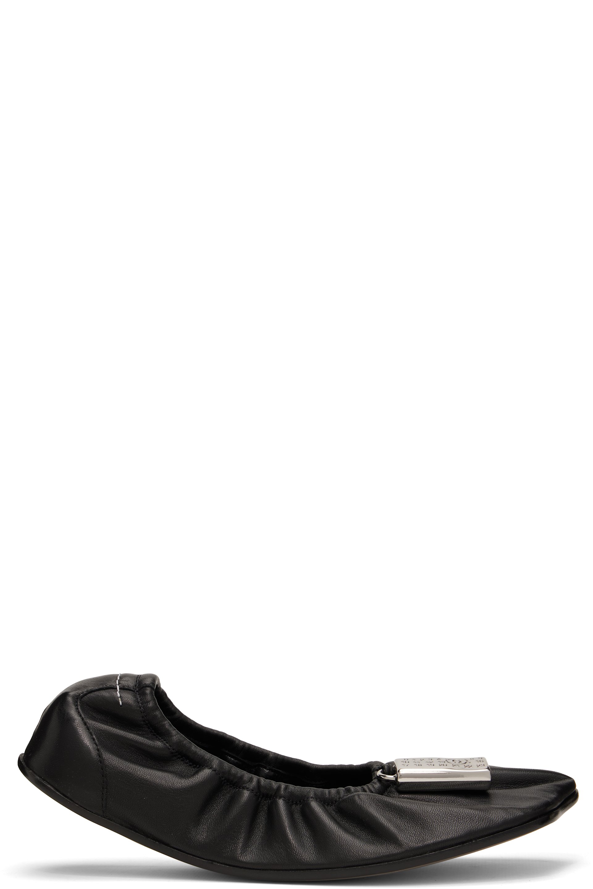 MM6 Maison Margiela - Black Numeric Anatomic Ballerina Flats