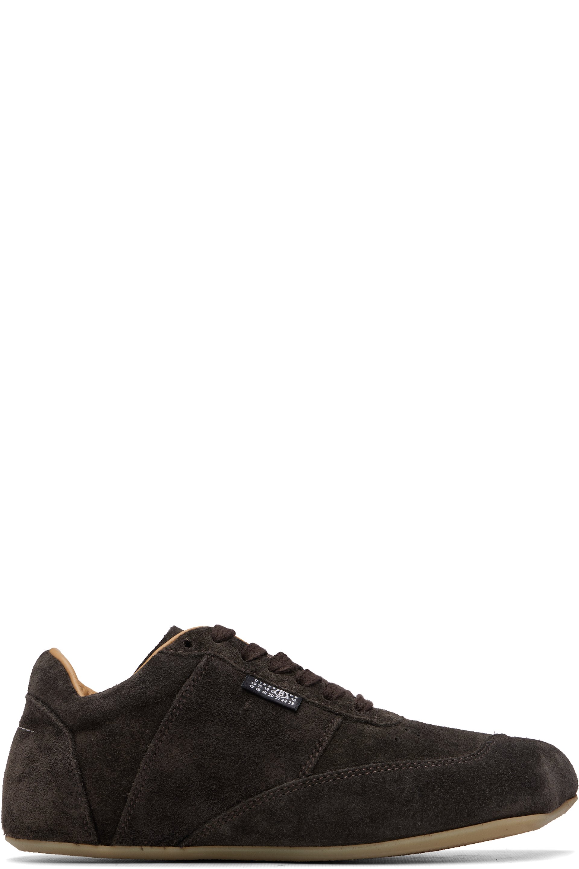 MM6 Maison Margiela - 브라운 스웨이드 스니커즈