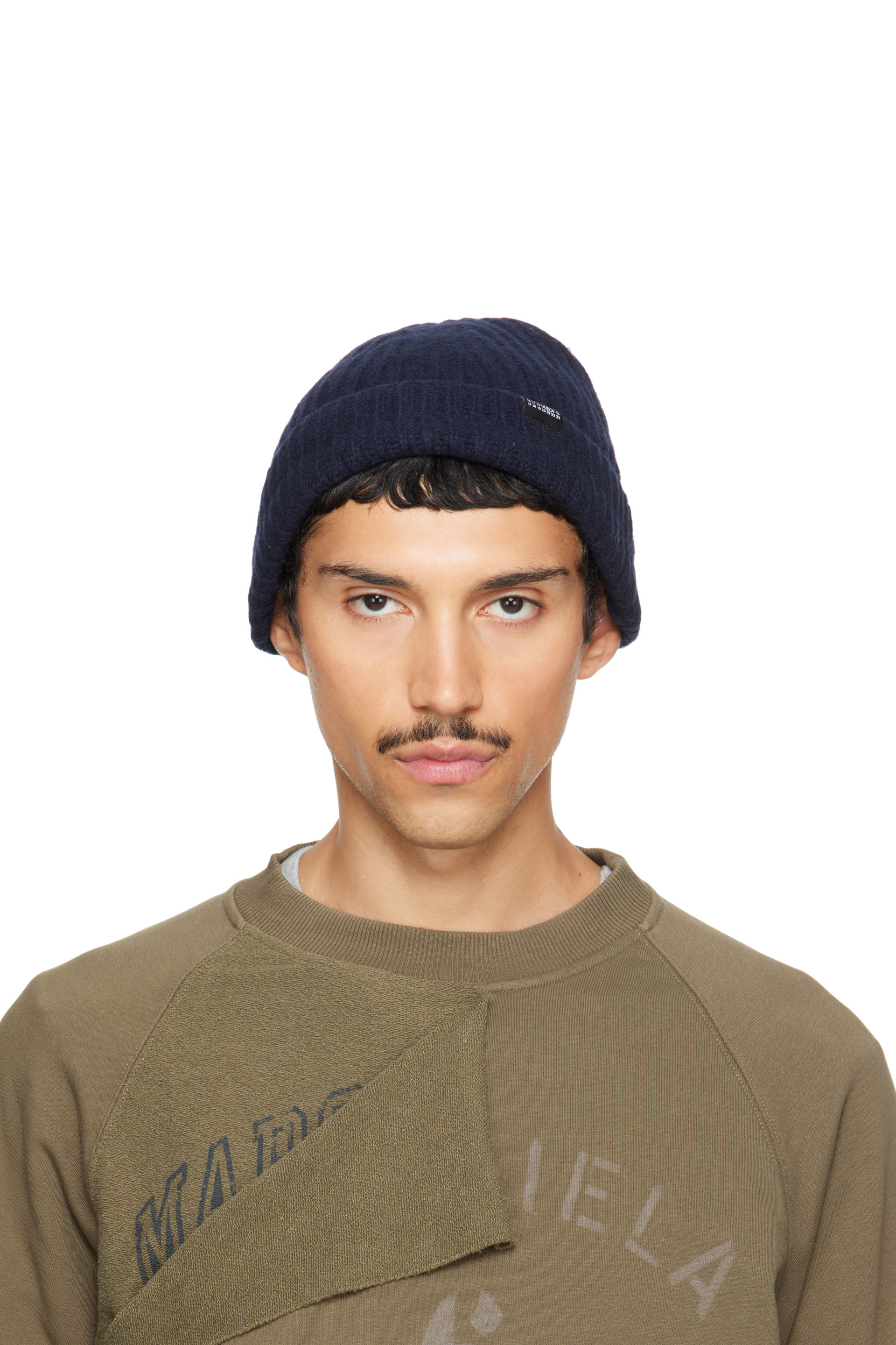 MM6 Maison Margiela - Navy Knit Beanie