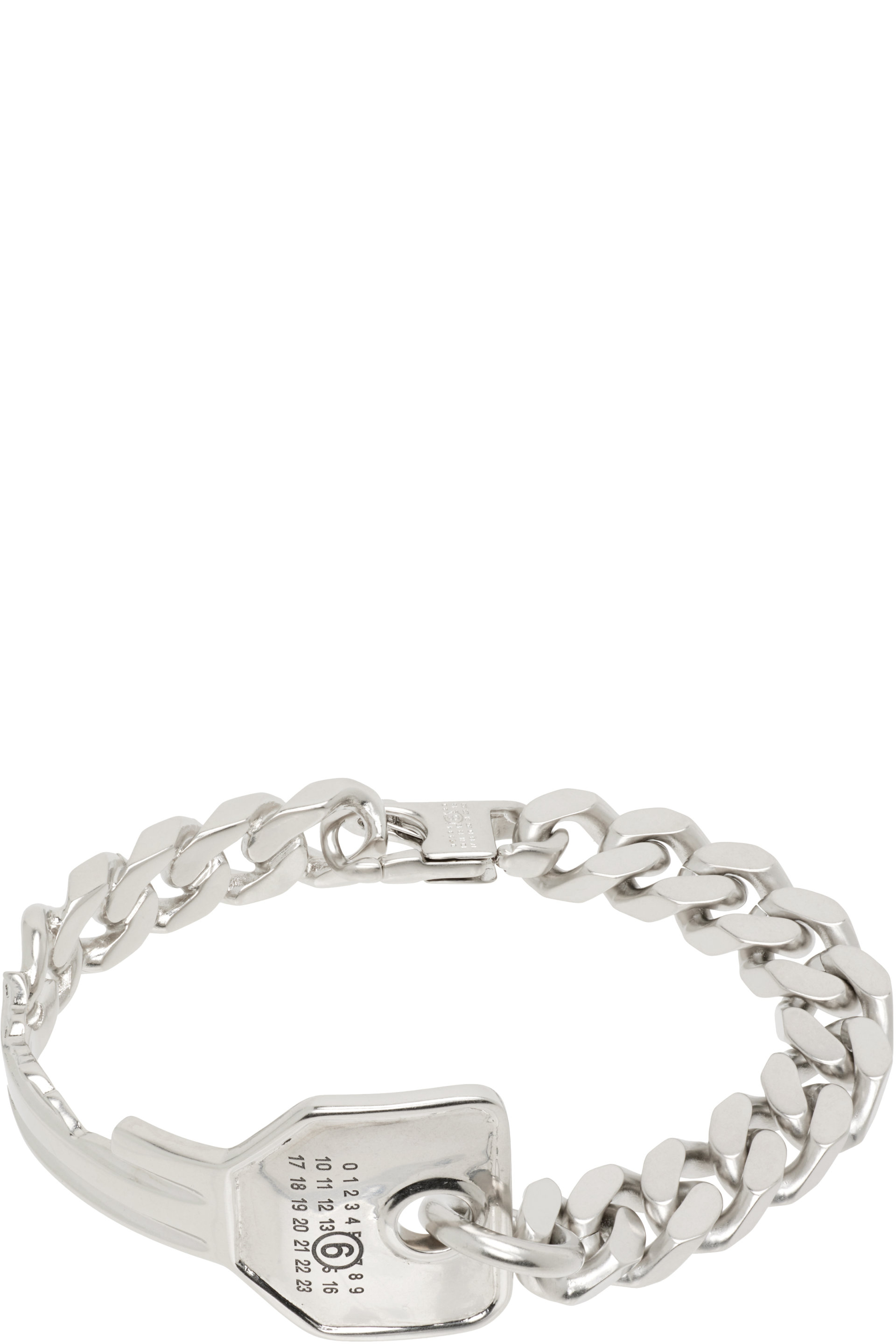 MM6 Maison Margiela - Bracelet à plaque en forme de clé