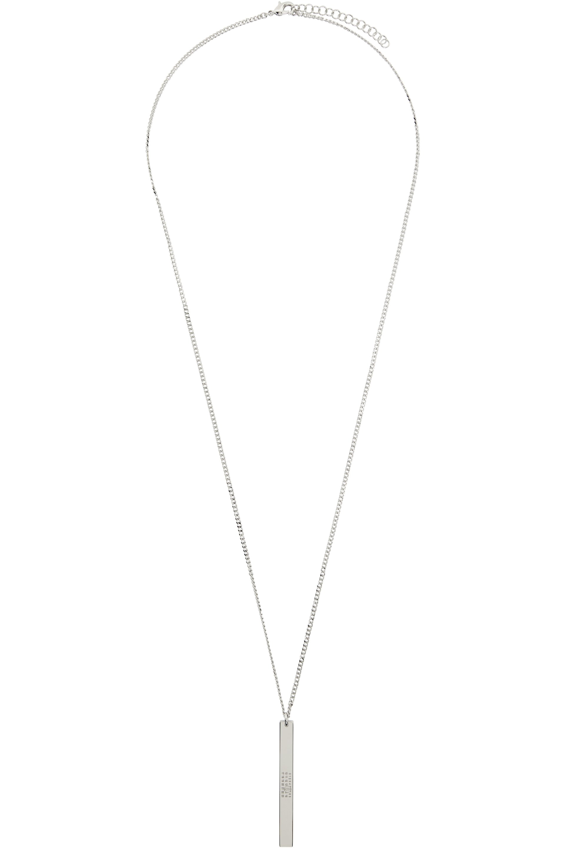 MM6 Maison Margiela - Numeric Bar Necklace