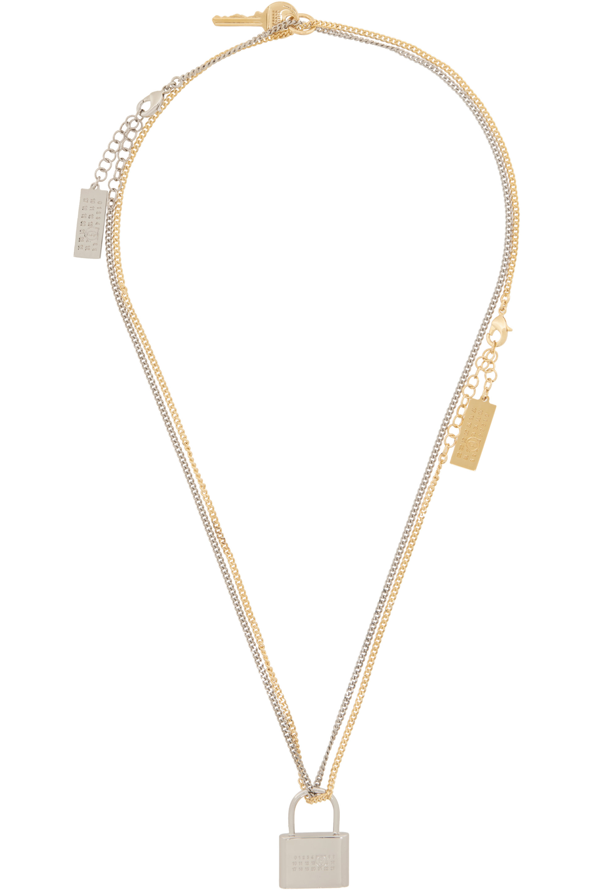 MM6 Maison Margiela - Lock & Key Necklace