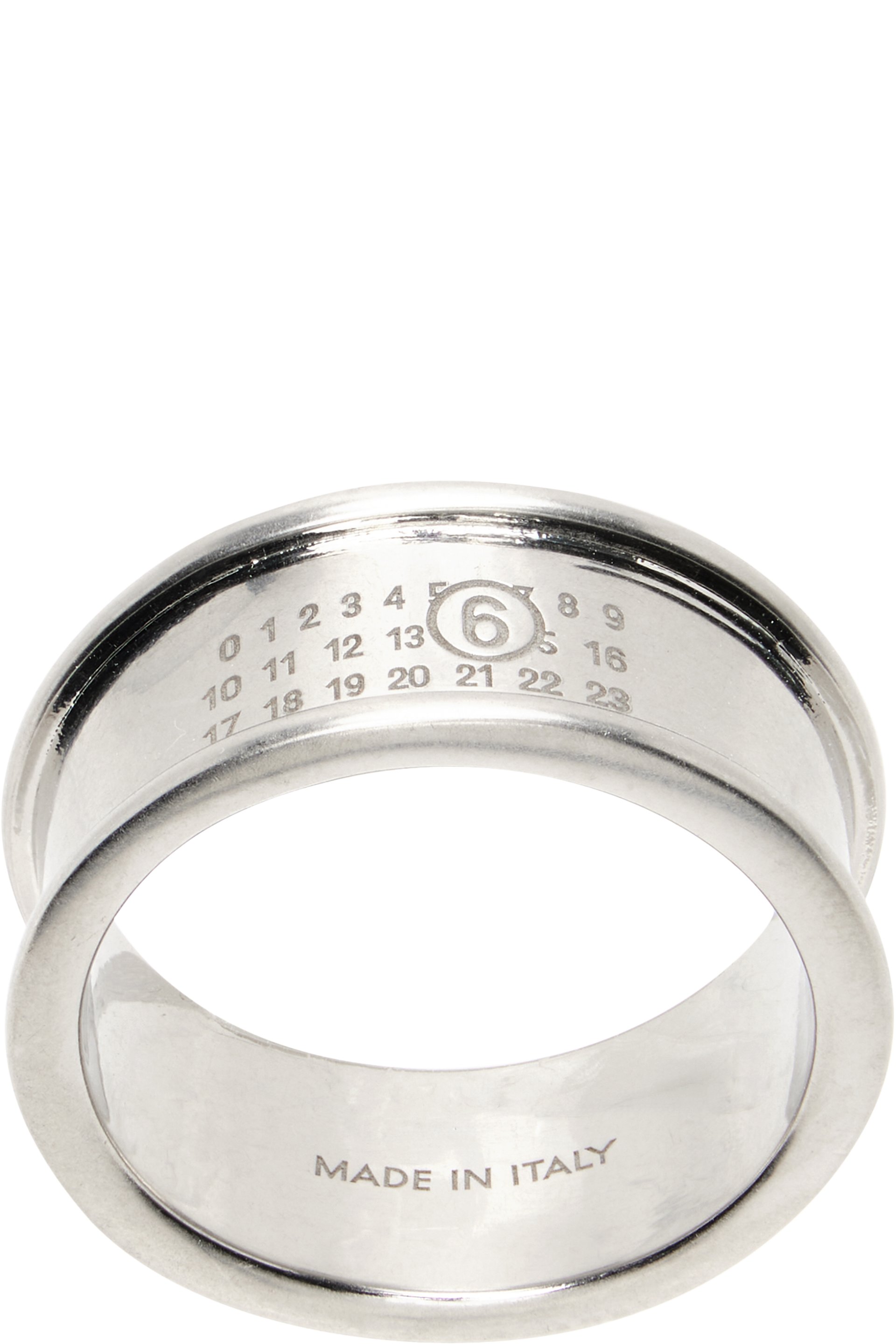 MM6 Maison Margiela - Logo Band Ring