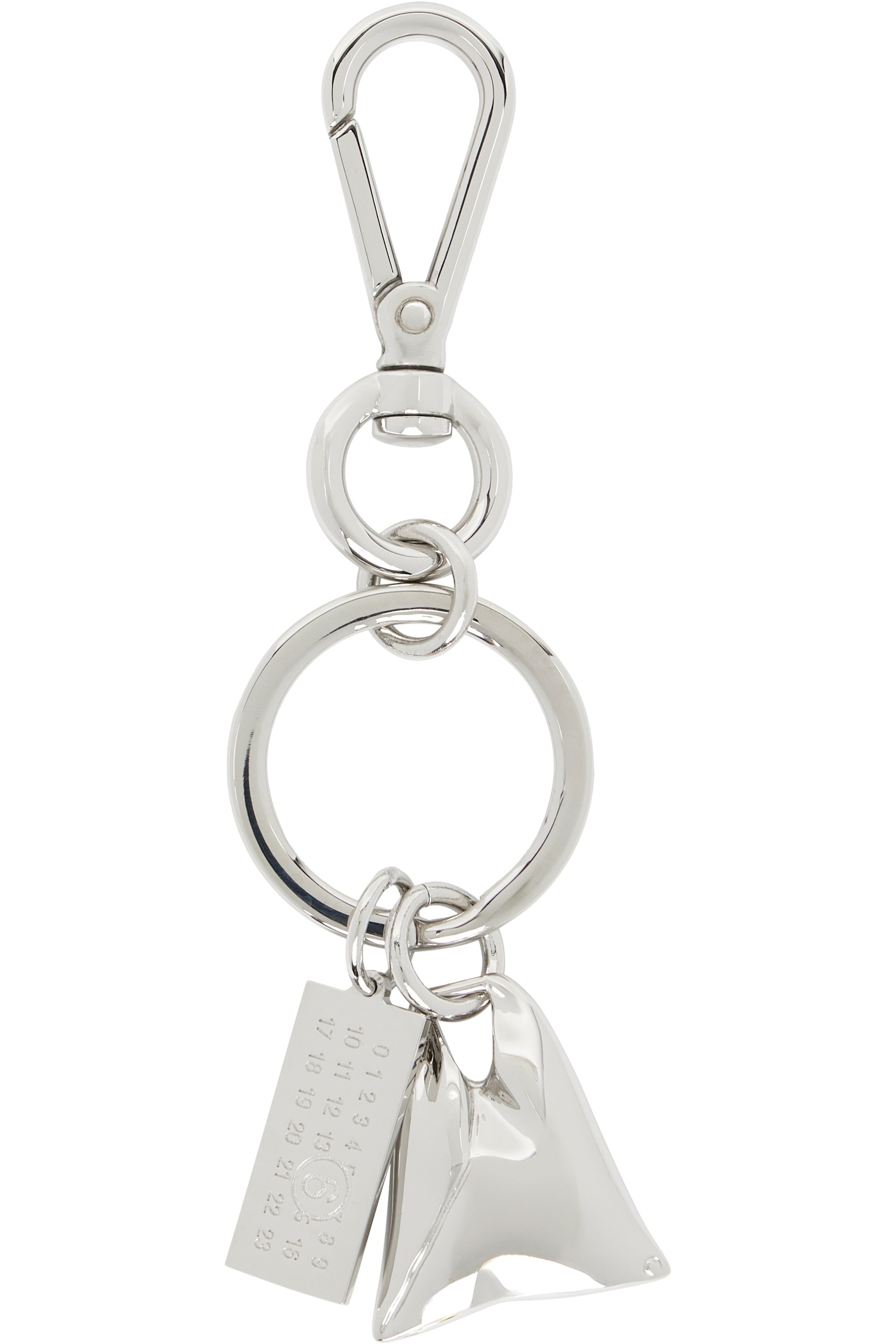 MM6 Maison Margiela - 'Triangle Tote' Keychain