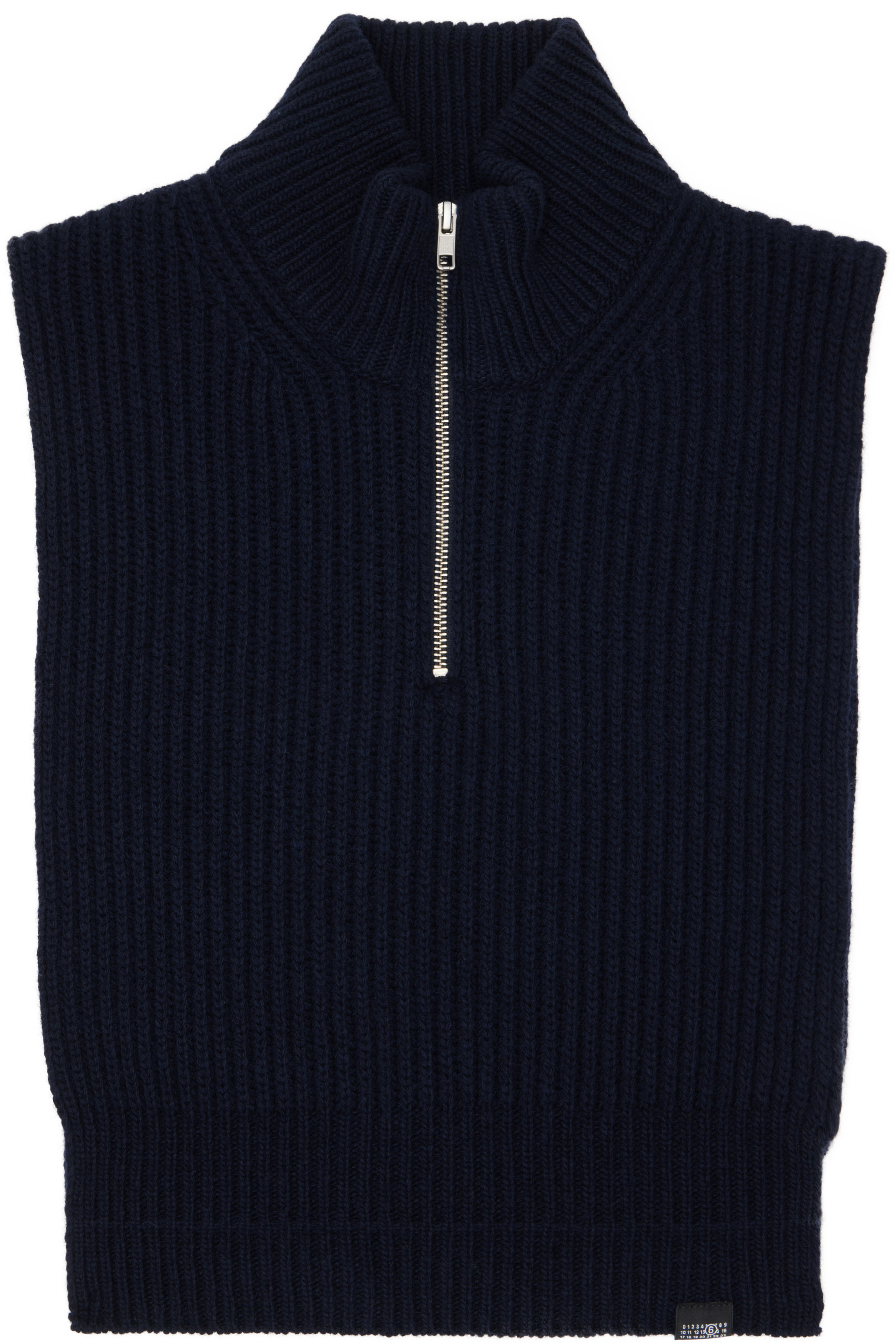 MM6 Maison Margiela - Navy Knit Dickey Top
