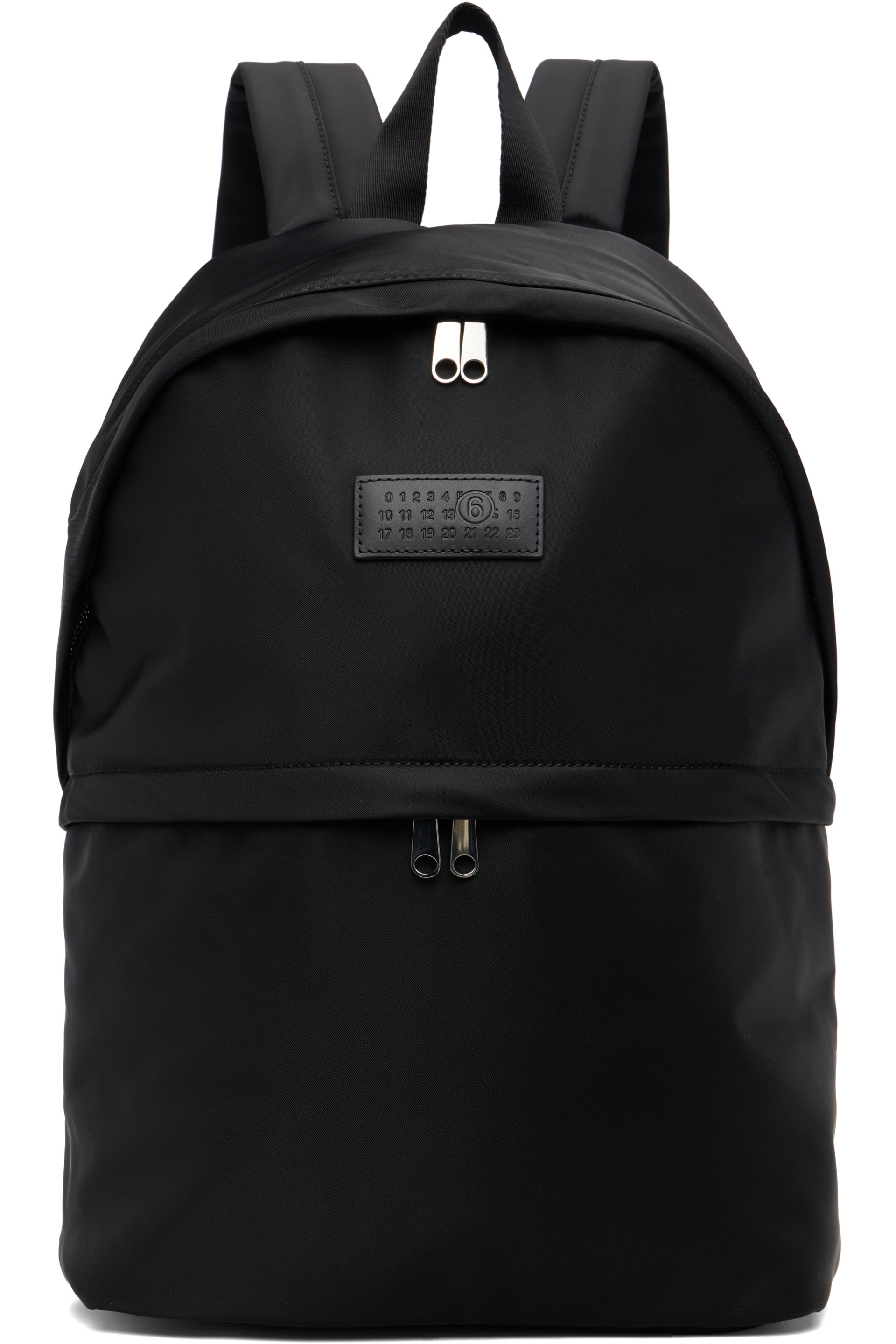 MM6 Maison Margiela - Black Nylon Backpack