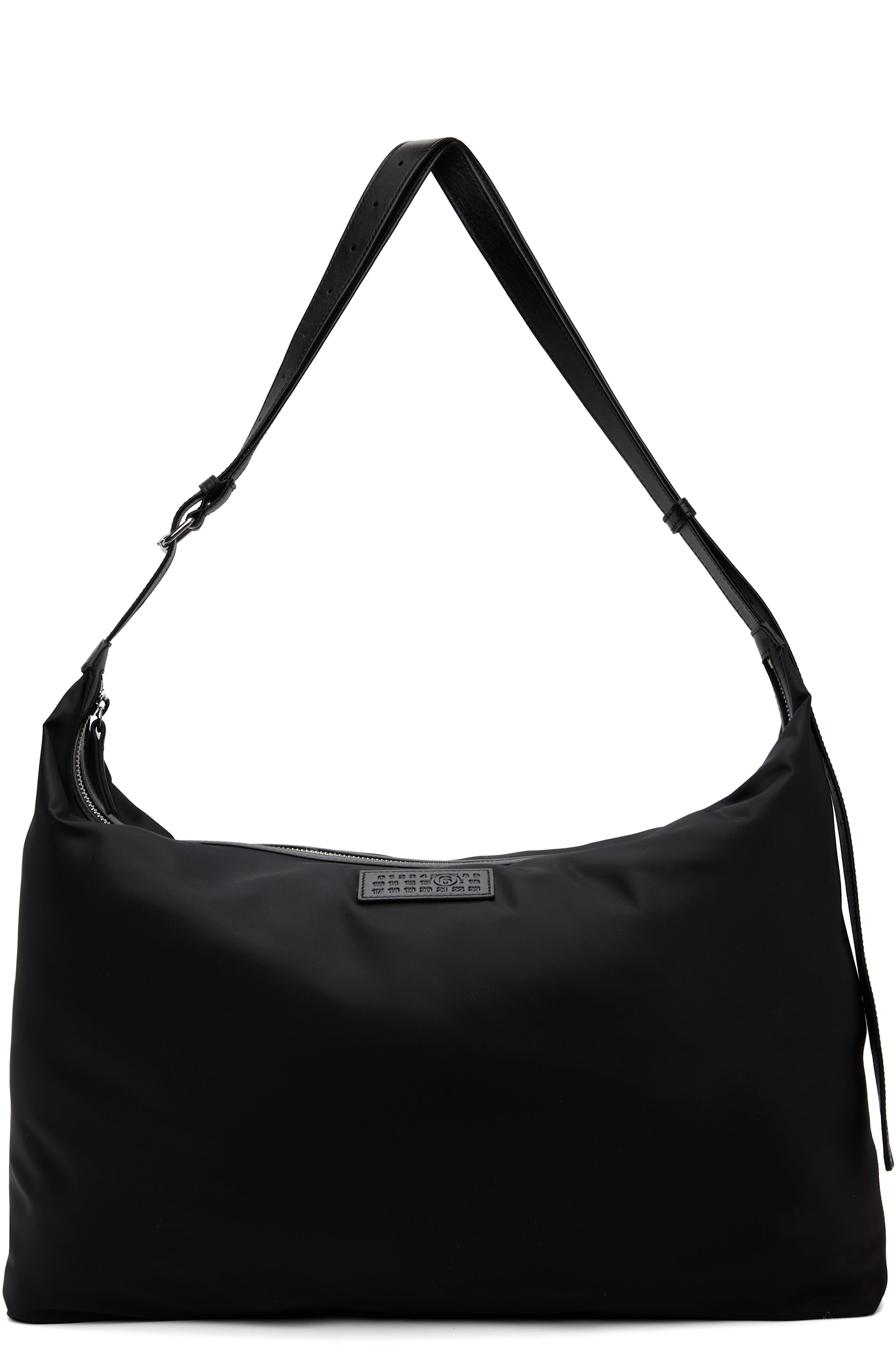 MM6 Maison Margiela - Black Nylon Twill Crossbody Bag