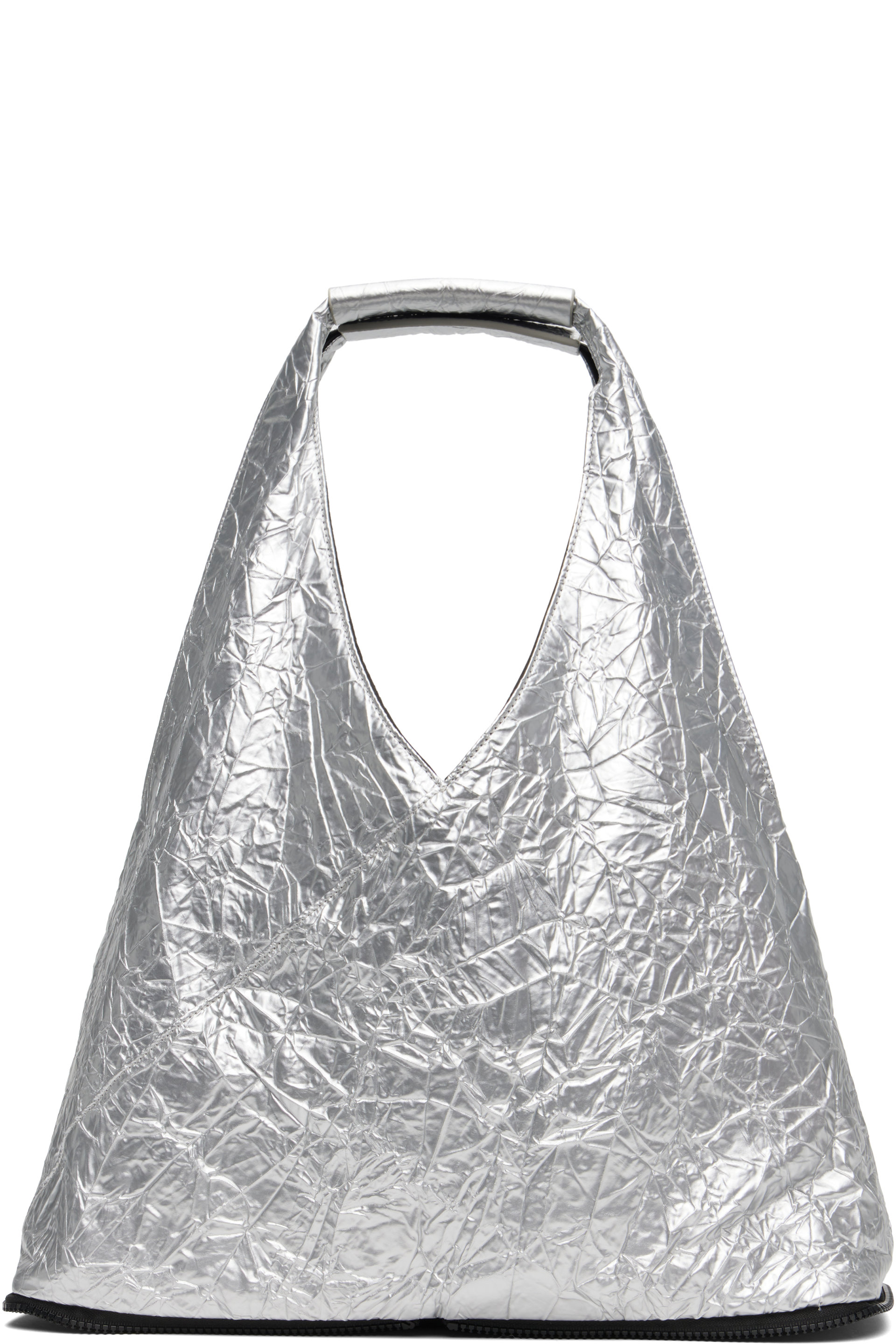MM6 Maison Margiela - Silver Triangle Zip Pouch