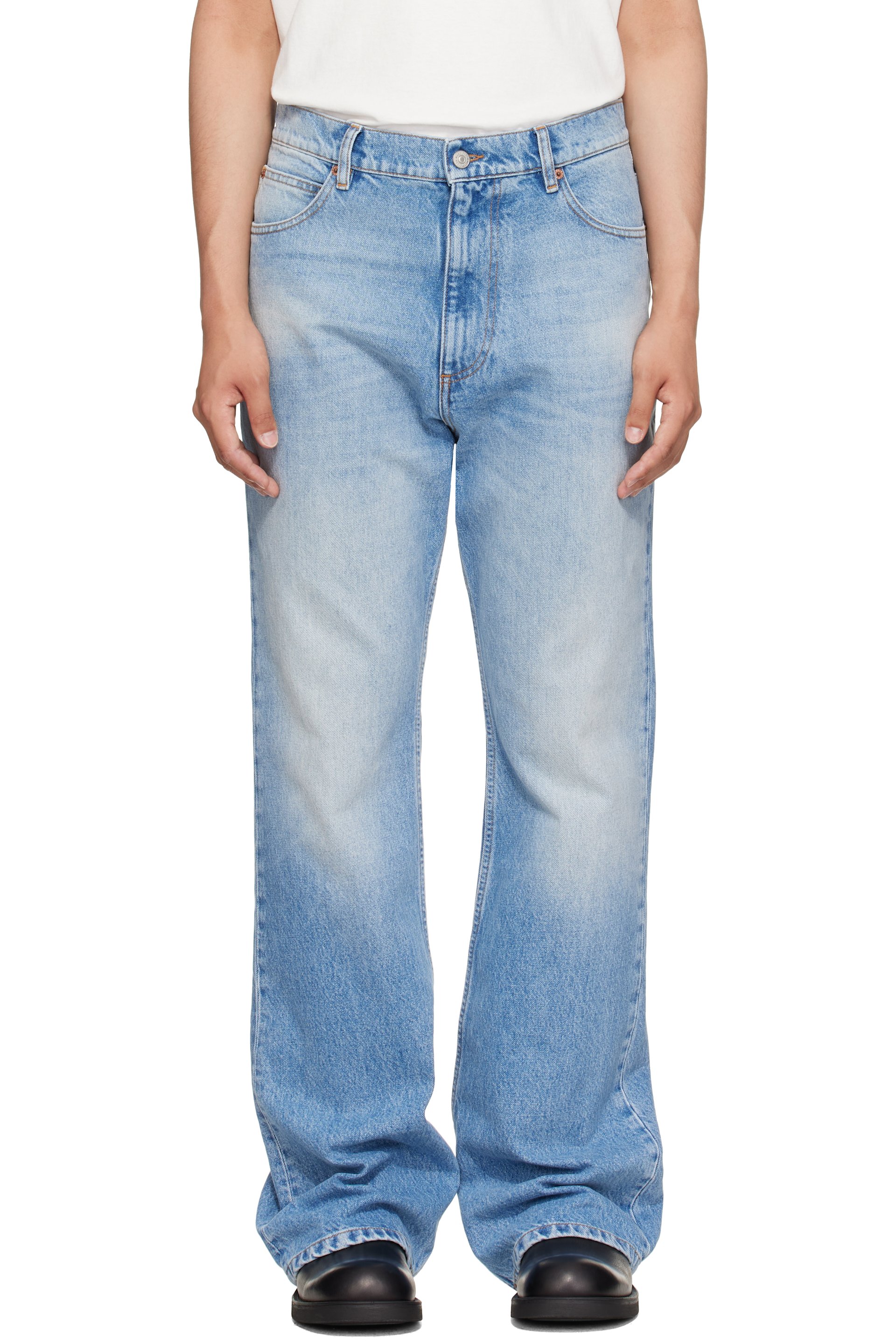 MM6 Maison Margiela - Blue Bootcut Jeans
