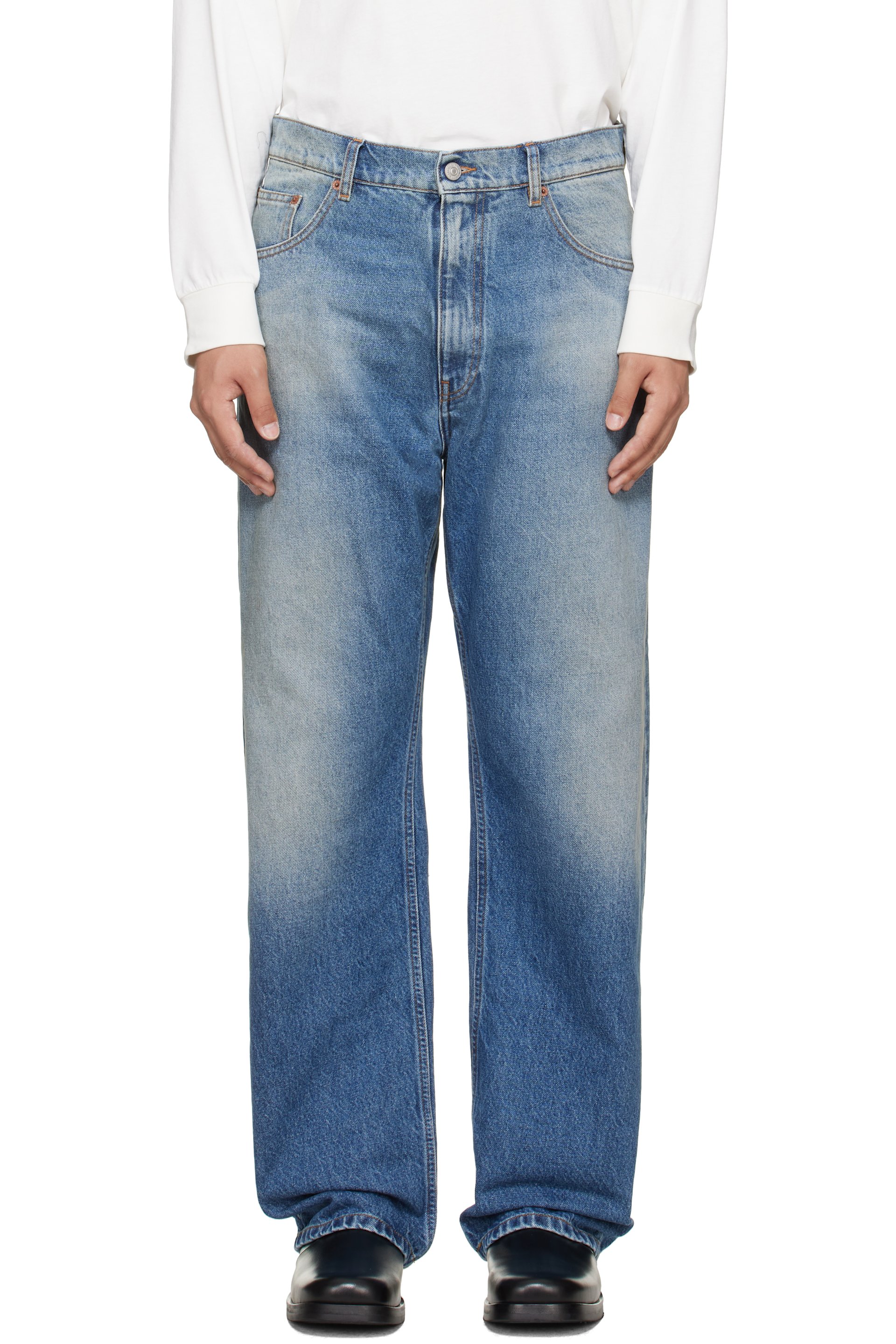 MM6 Maison Margiela - Jean droit bleu