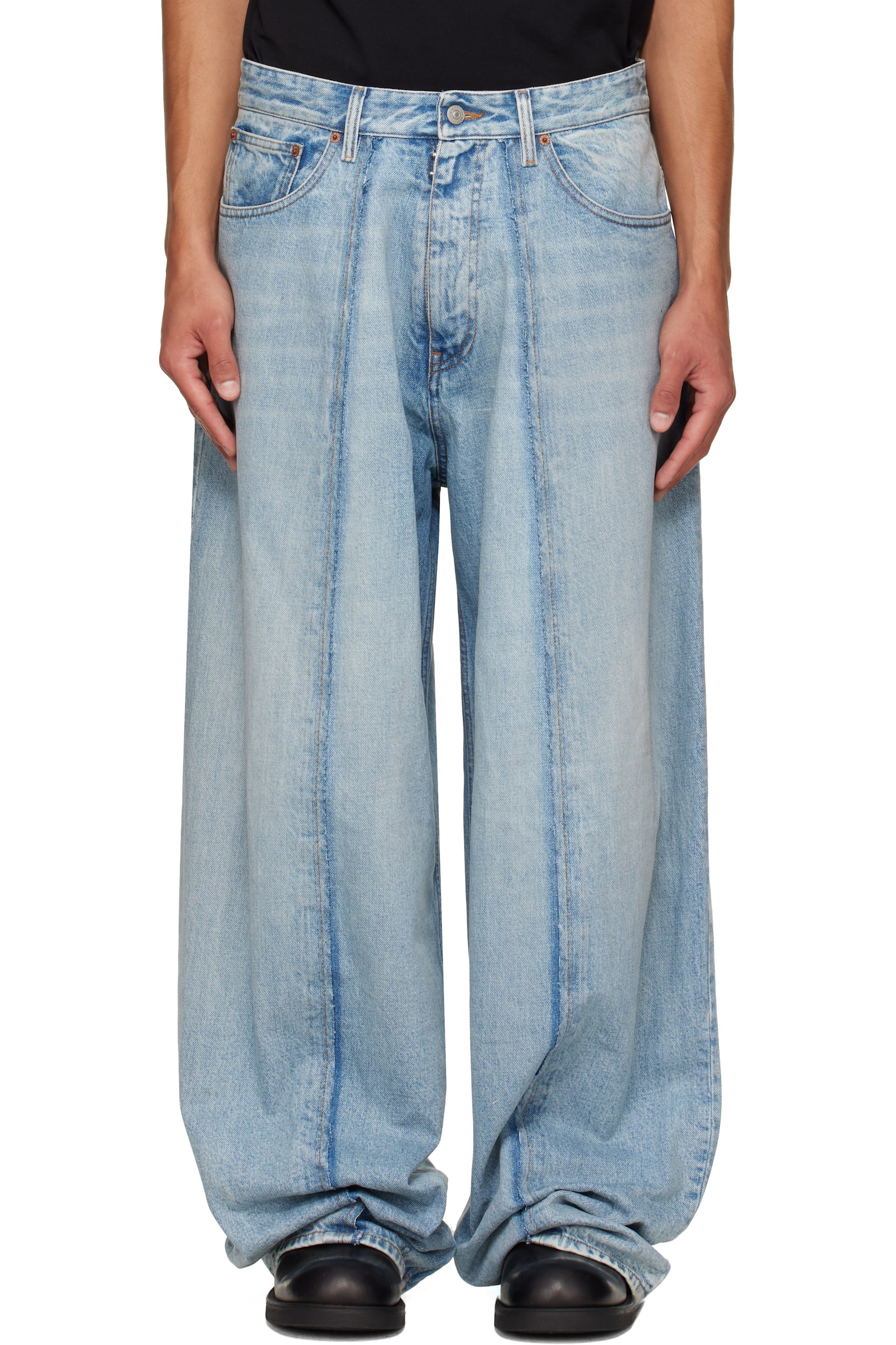 MM6 Maison Margiela - Jean ample bleu