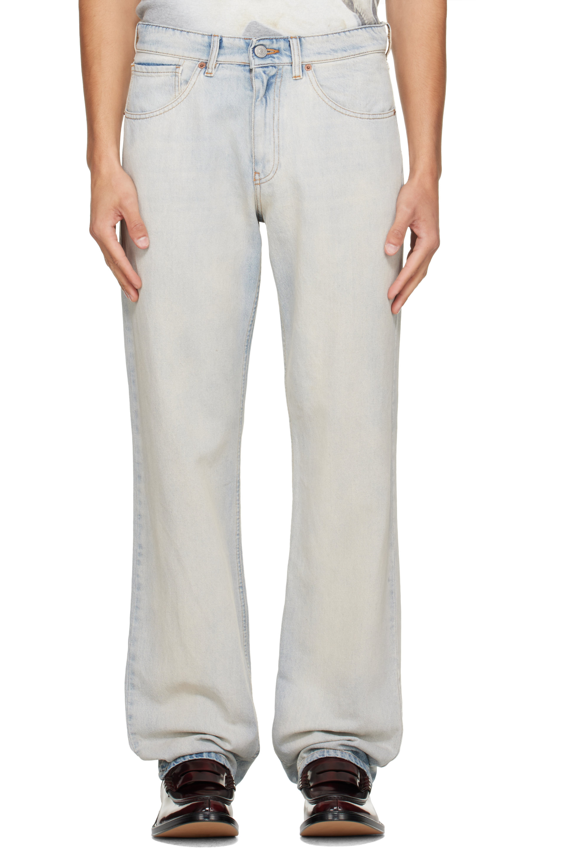 MM6 Maison Margiela - Blue Washed Jeans