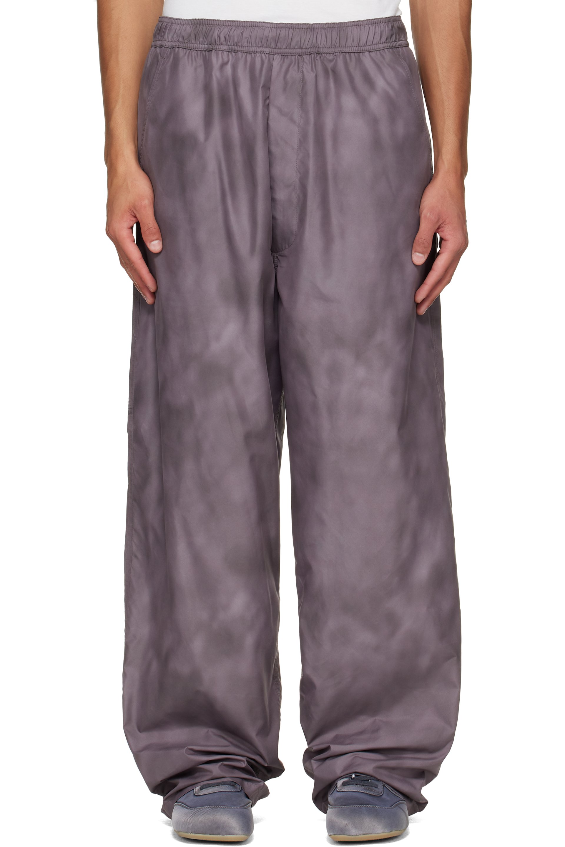 MM6 Maison Margiela - Purple Hammer Loop Trousers