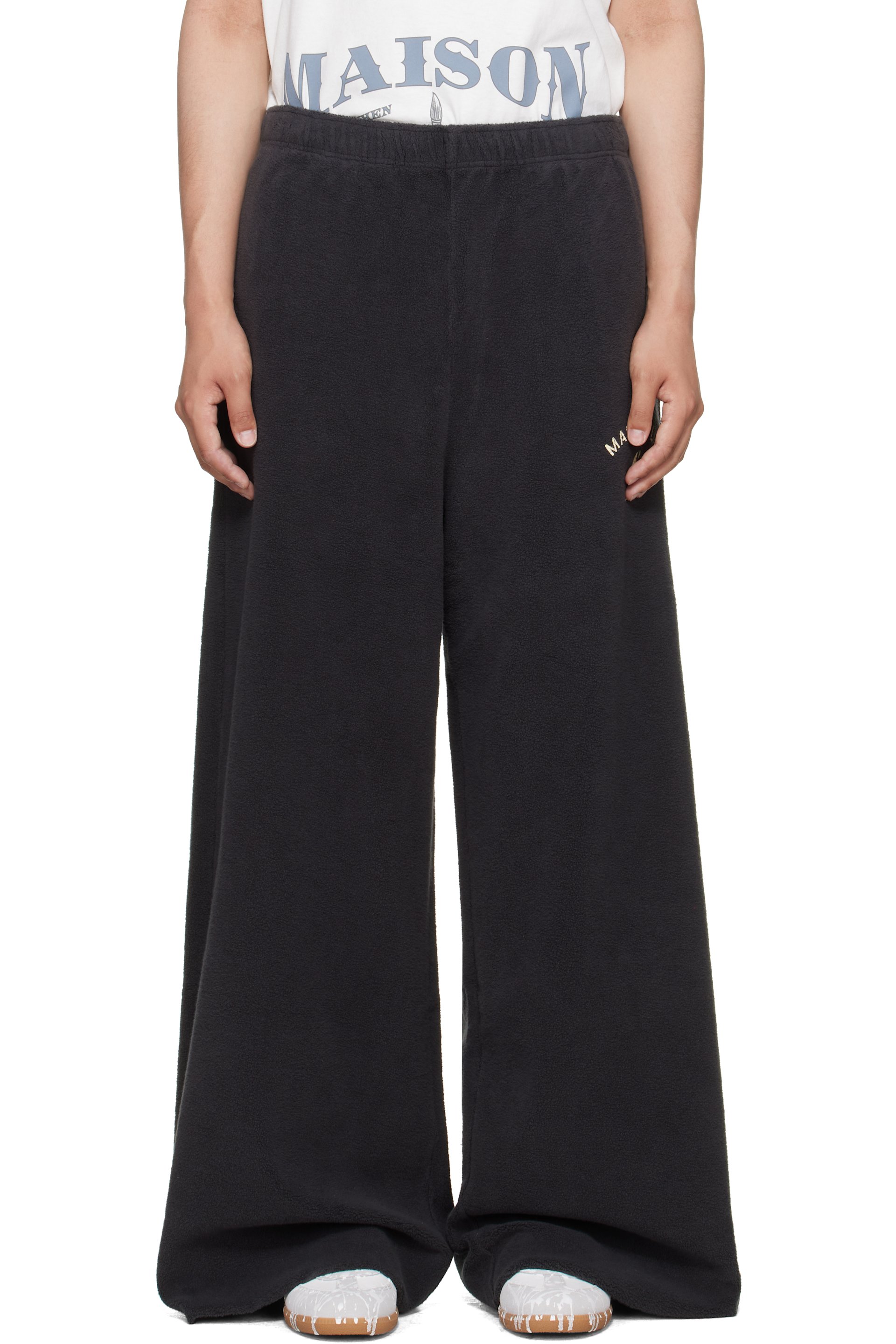 MM6 Maison Margiela - Pantalon de survêtement gris en molleton