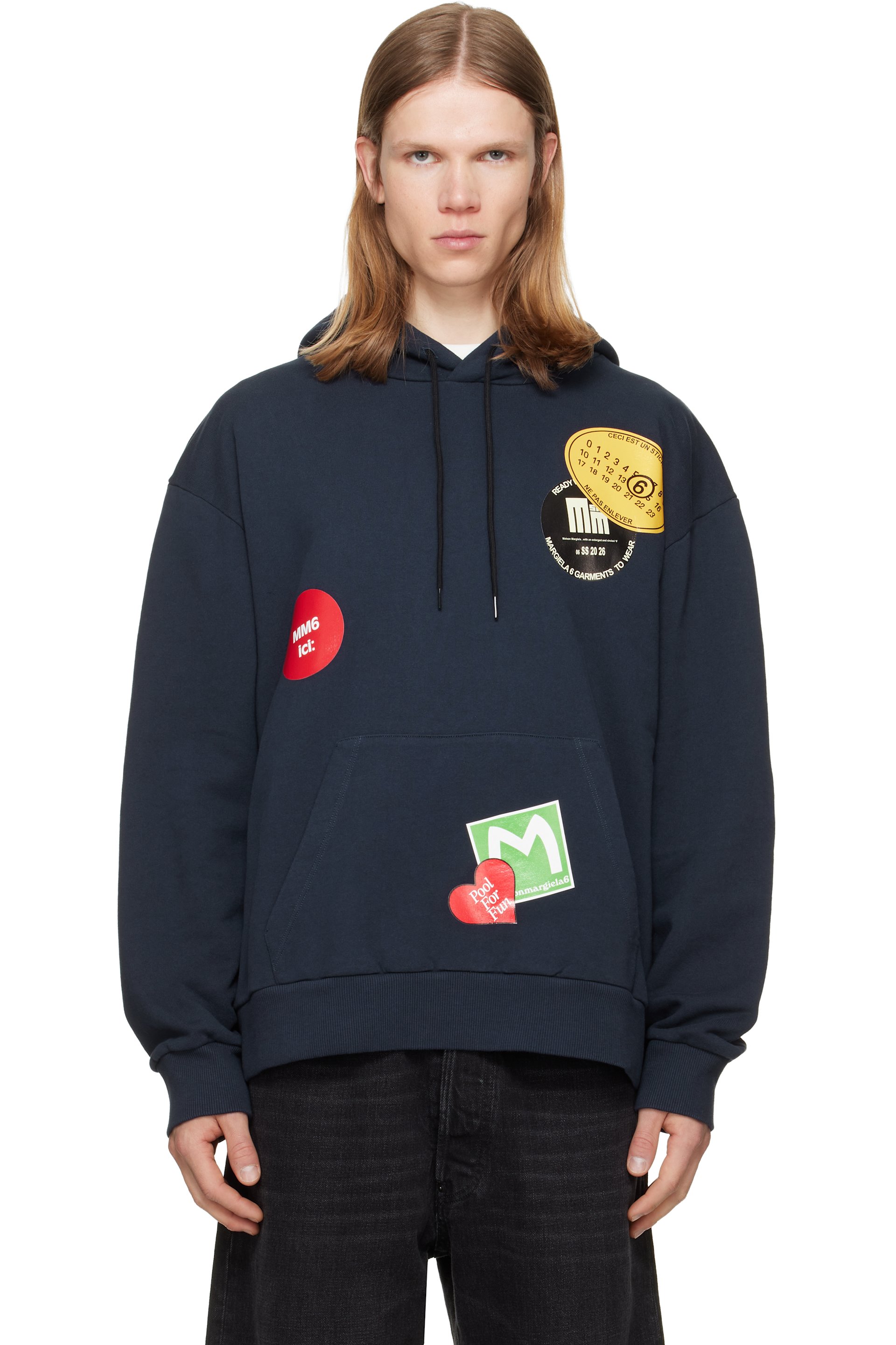 MM6 Maison Margiela - Navy Cotton Hoodie