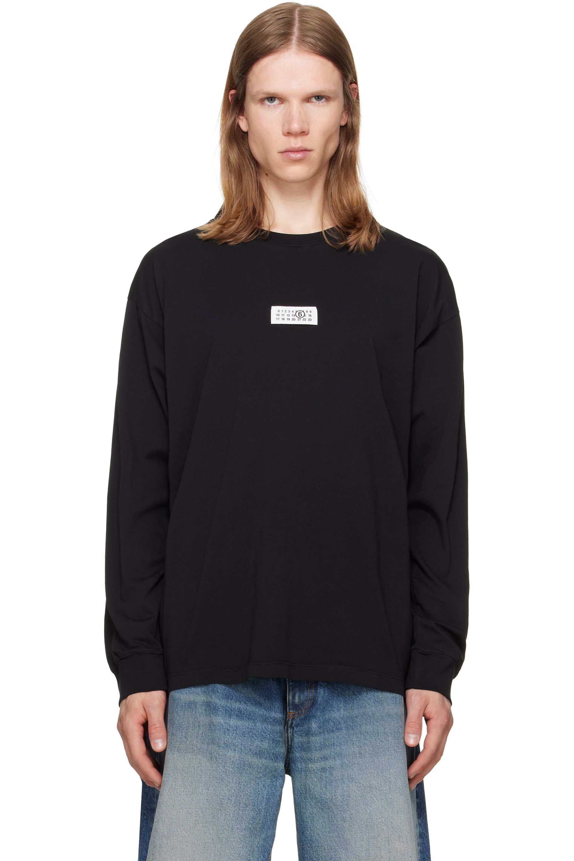 MM6 Maison Margiela - Black Cotton T-shirt