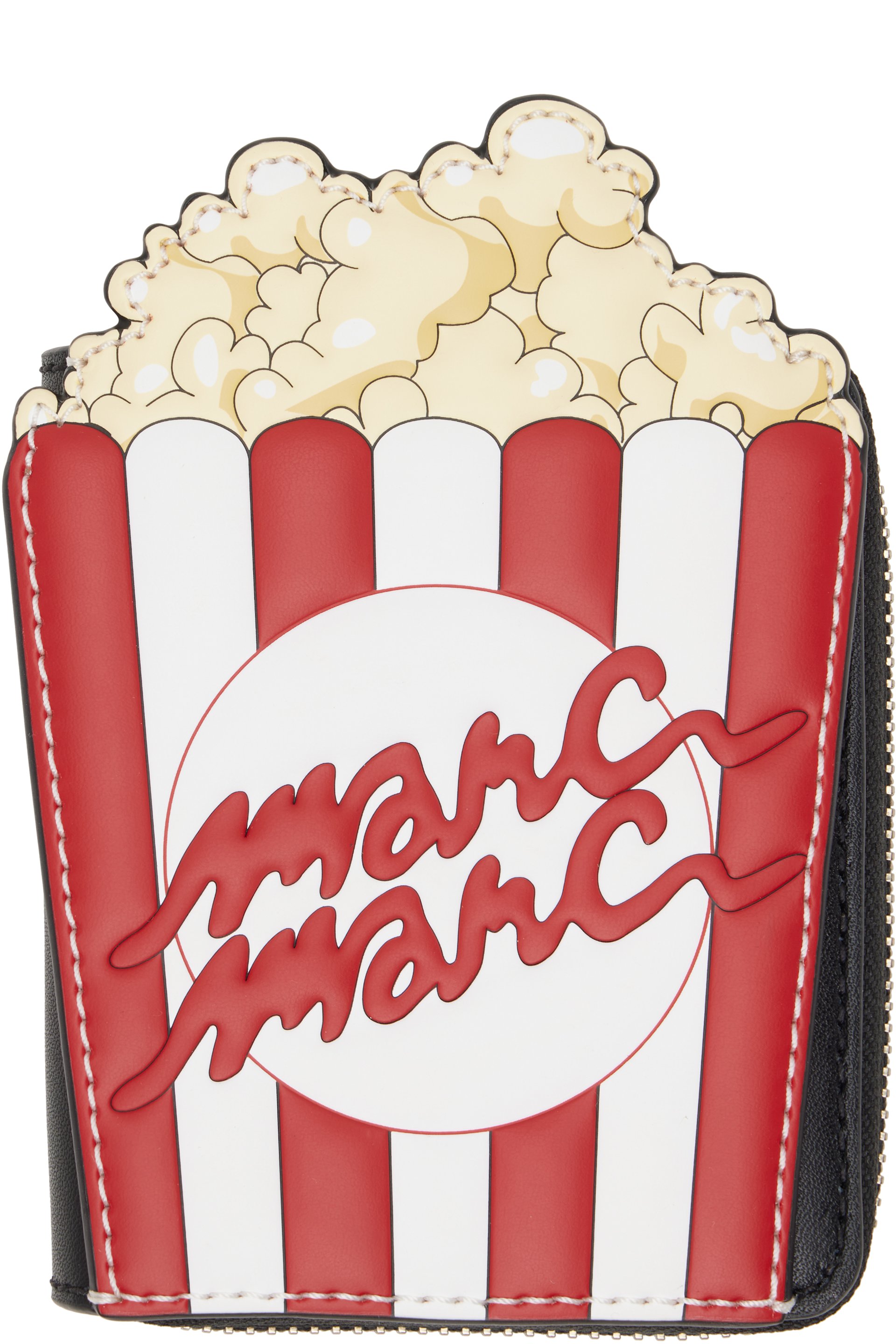 Marc Jacobs - Black & Red Popcorn Slim Compact Wallet