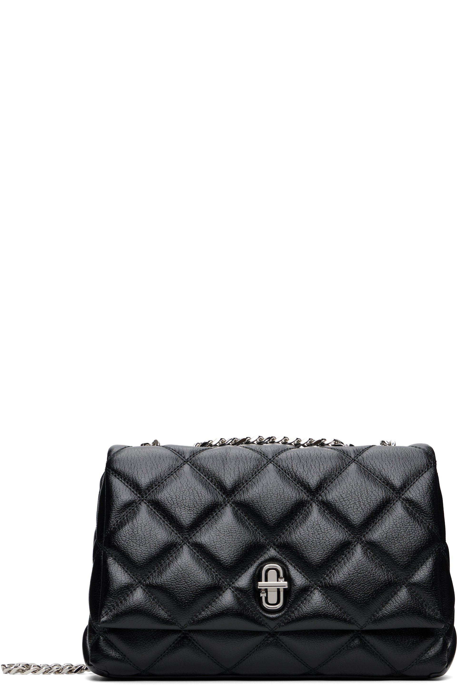 Marc Jacobs - Black 'The Quilted Slim Dual Convertible' Shoulder Bag