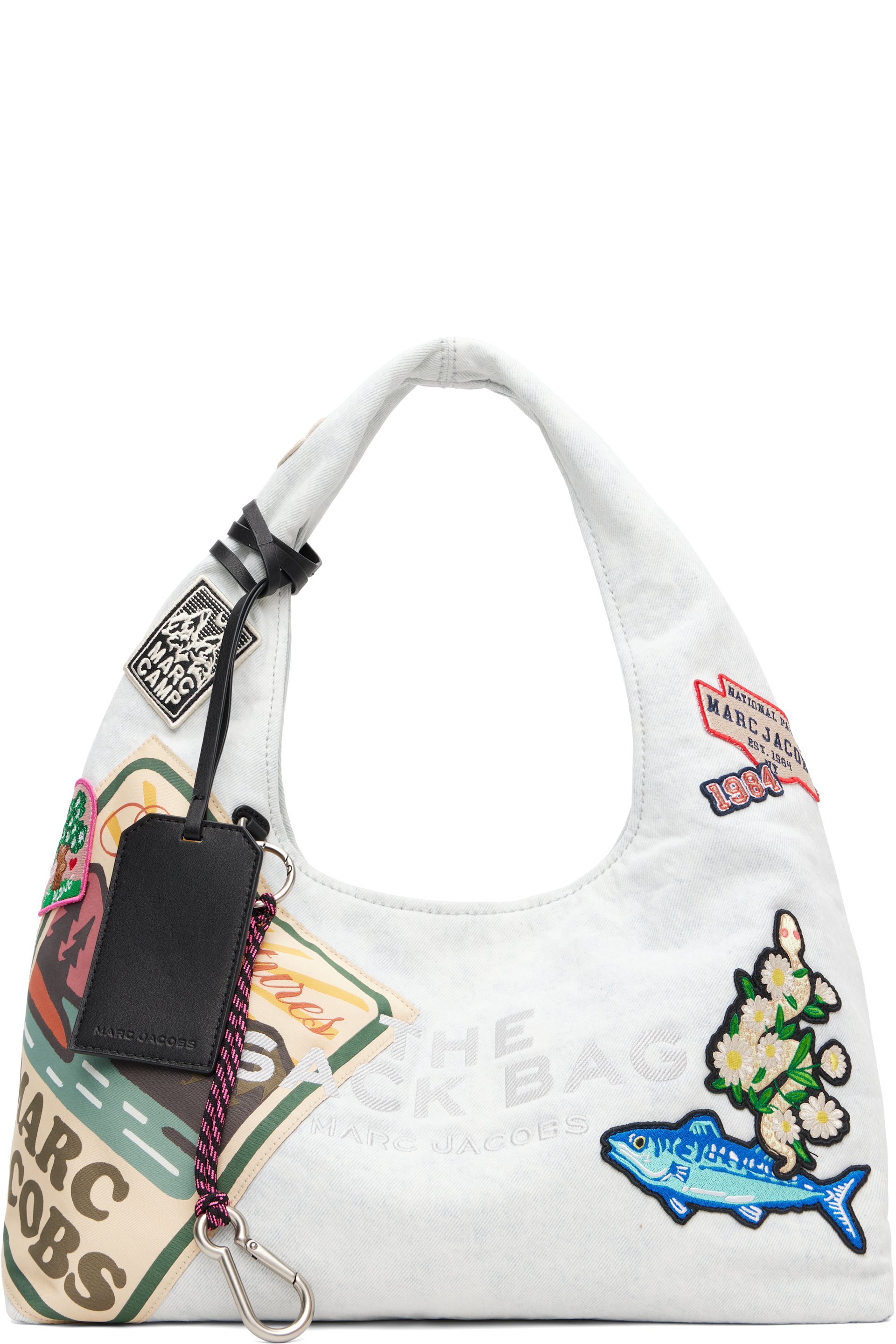 Marc Jacobs - Blue 'The Camp Patchwork Denim Sack' Tote