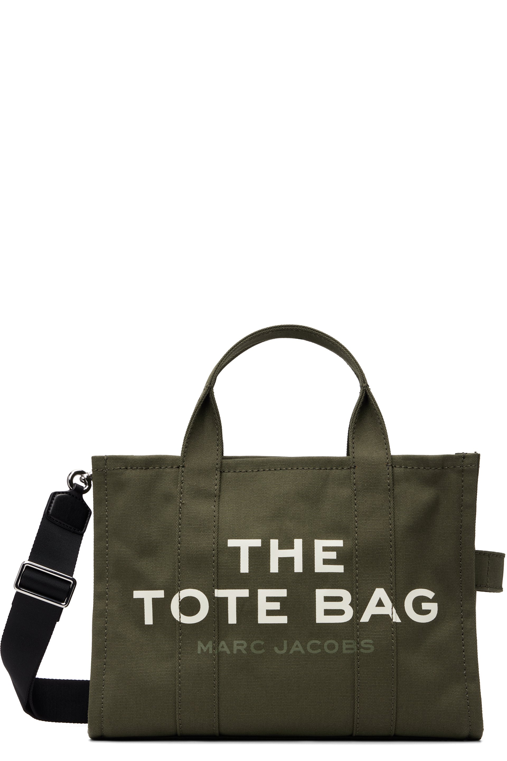 Marc Jacobs - Moyen cabas 'The Tote Bag' kaki en canevas