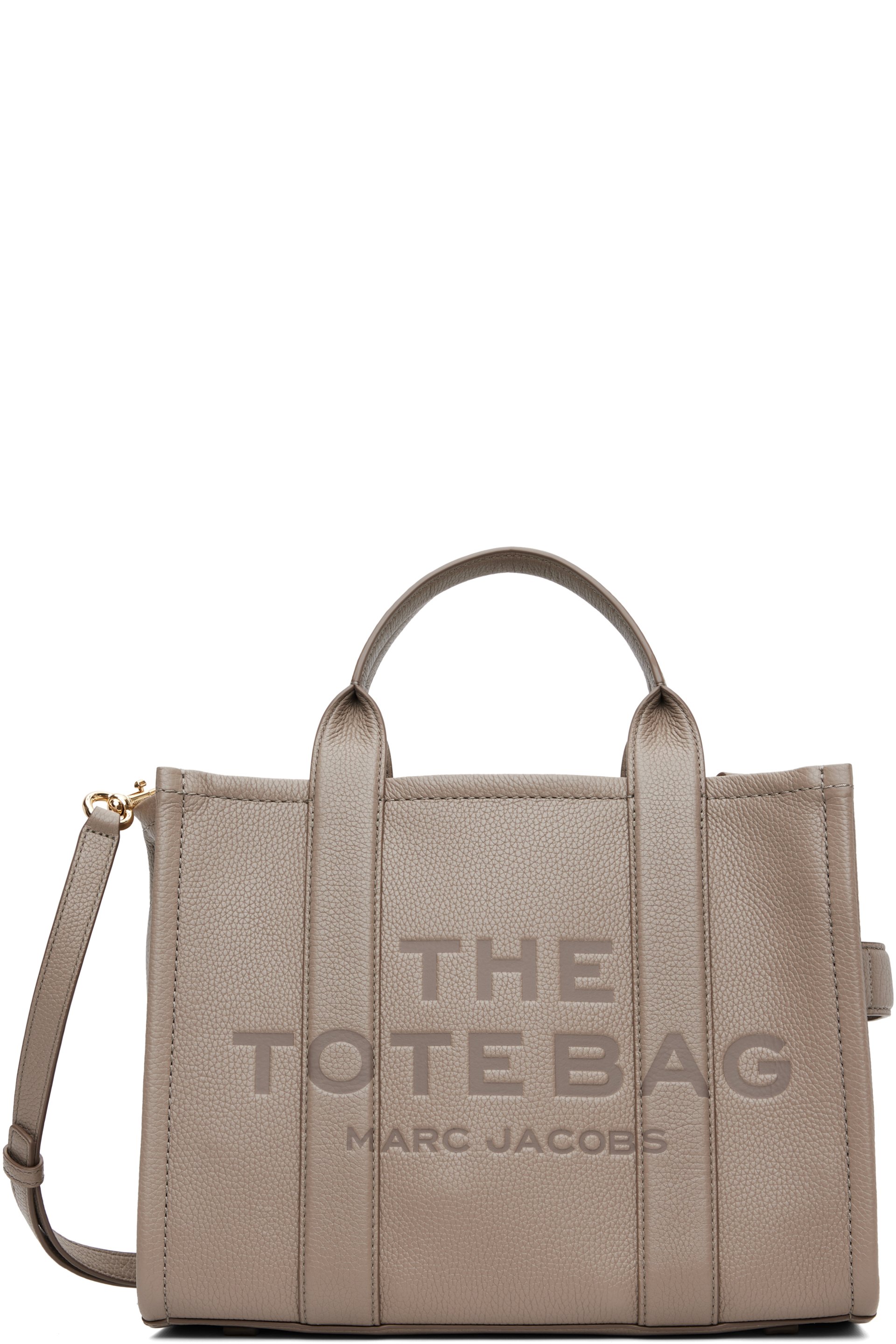 Marc Jacobs - Gray 'The Leather Medium' Tote