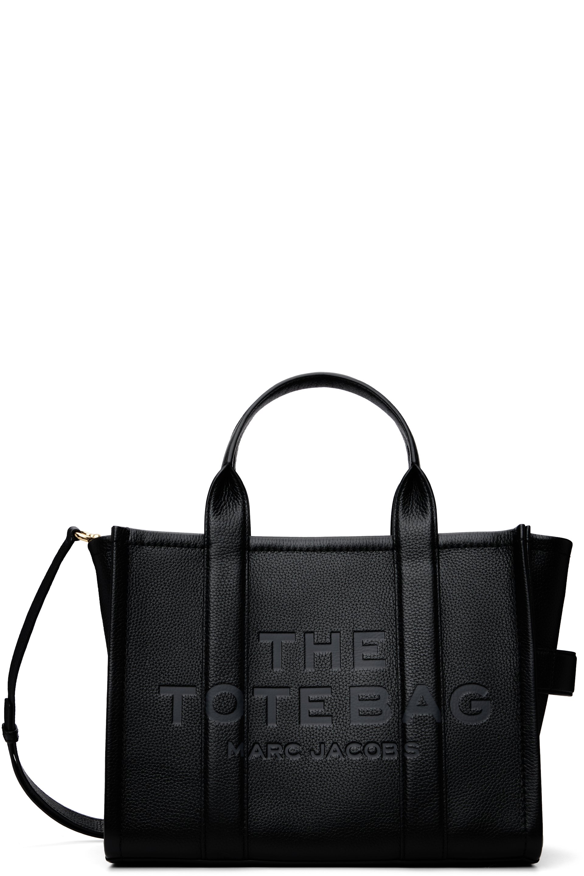 Marc Jacobs - Black 'The Leather Medium' Tote