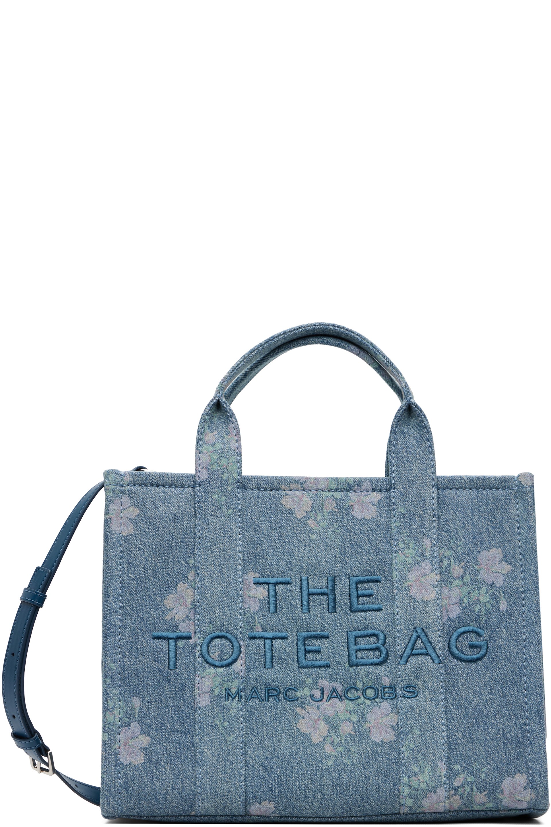 Marc Jacobs - Blue Antique Floral Denim Medium Tote