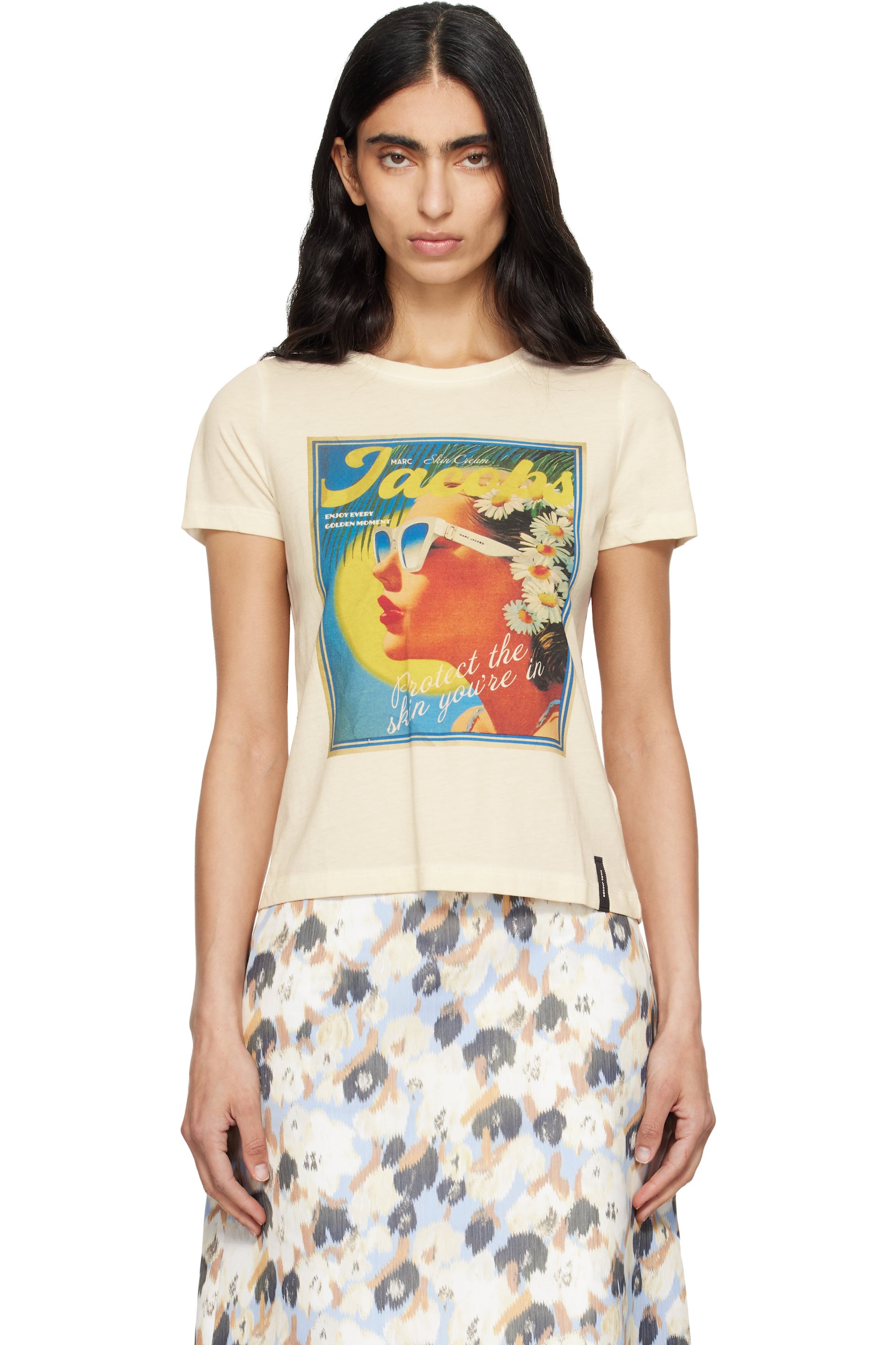 Marc Jacobs - オフホワイト Sun Poster Femme Tシャツ