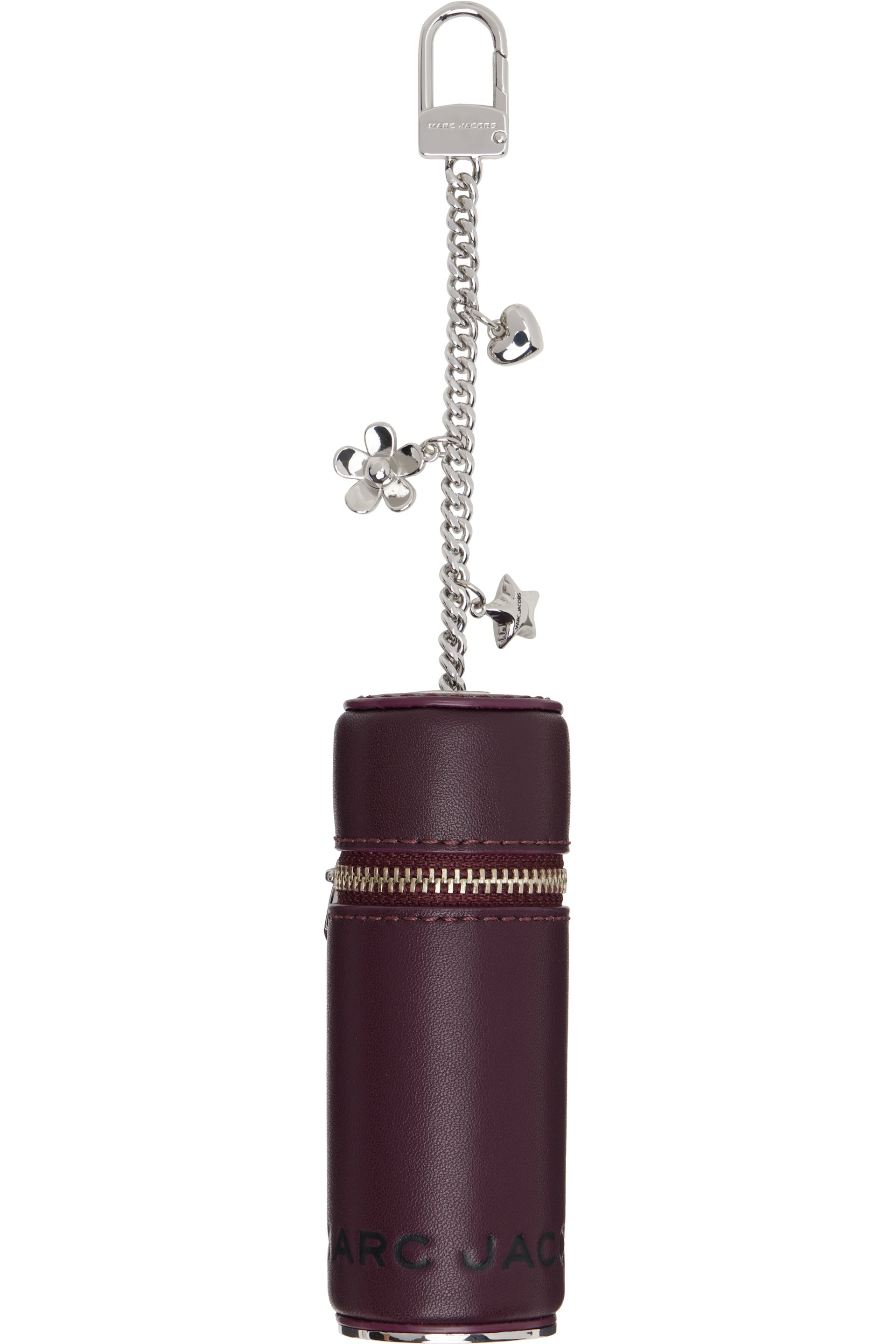 Marc Jacobs - Burgundy 'The Lipstick Case' Bag Charm