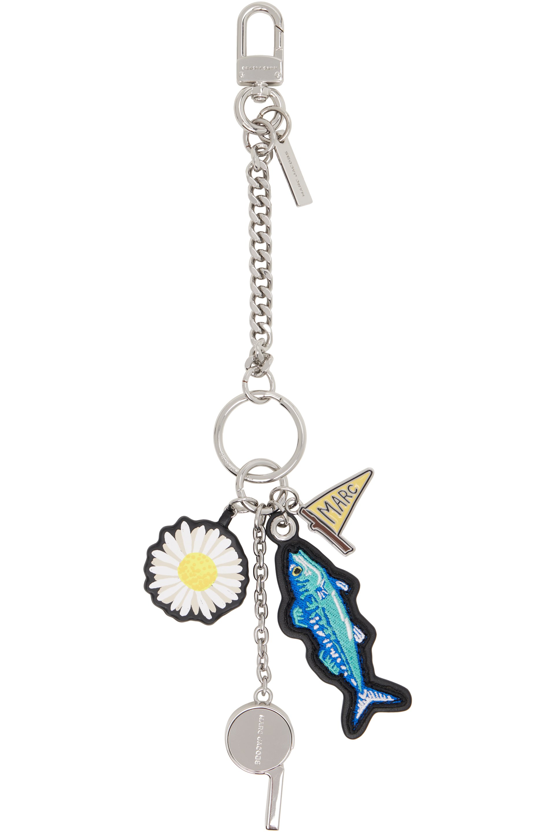 Marc Jacobs - Silver Camp Whistle Cluster Bag Charm
