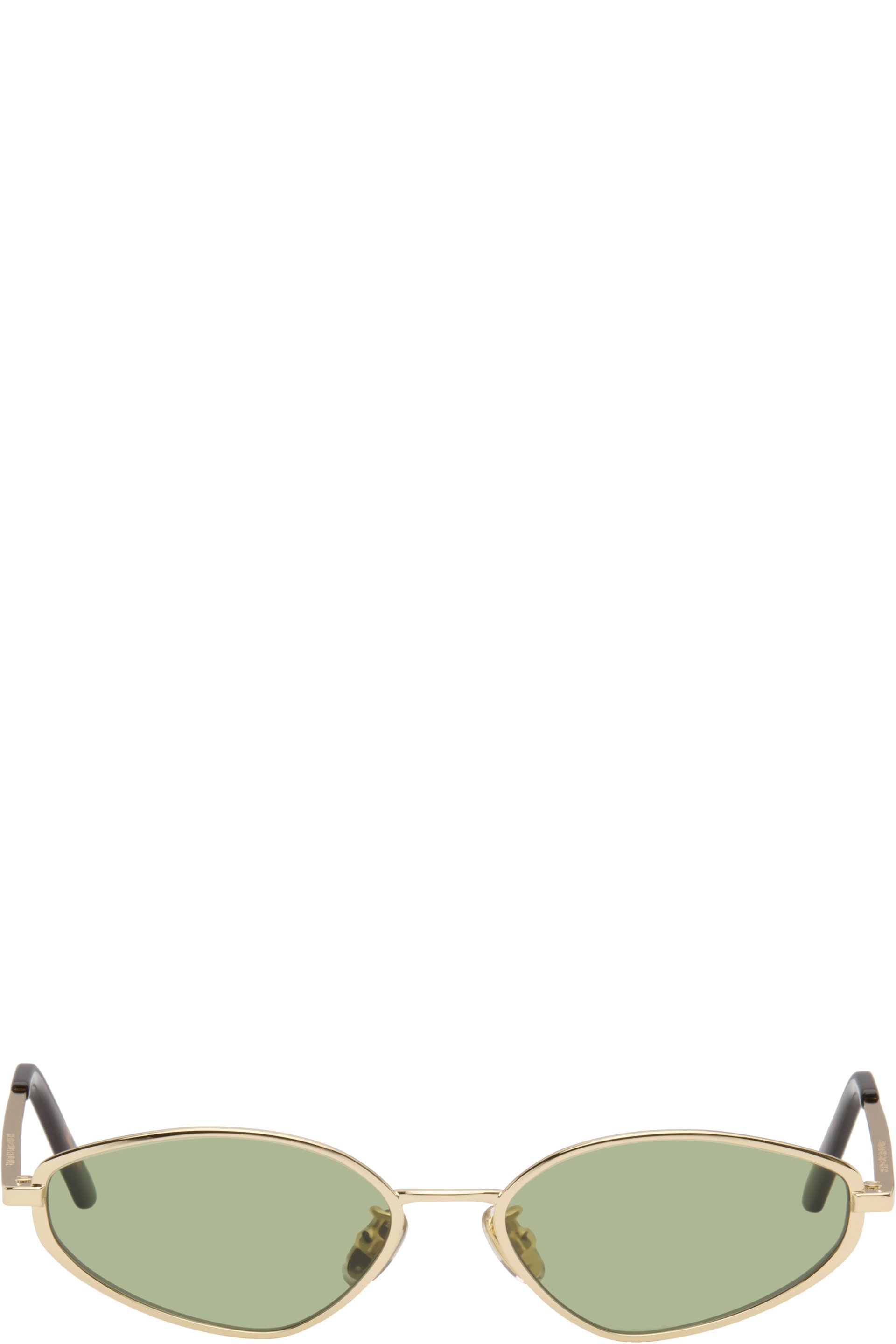 RETROSUPERFUTURE: Gold Zyra Sunglasses | SSENSE