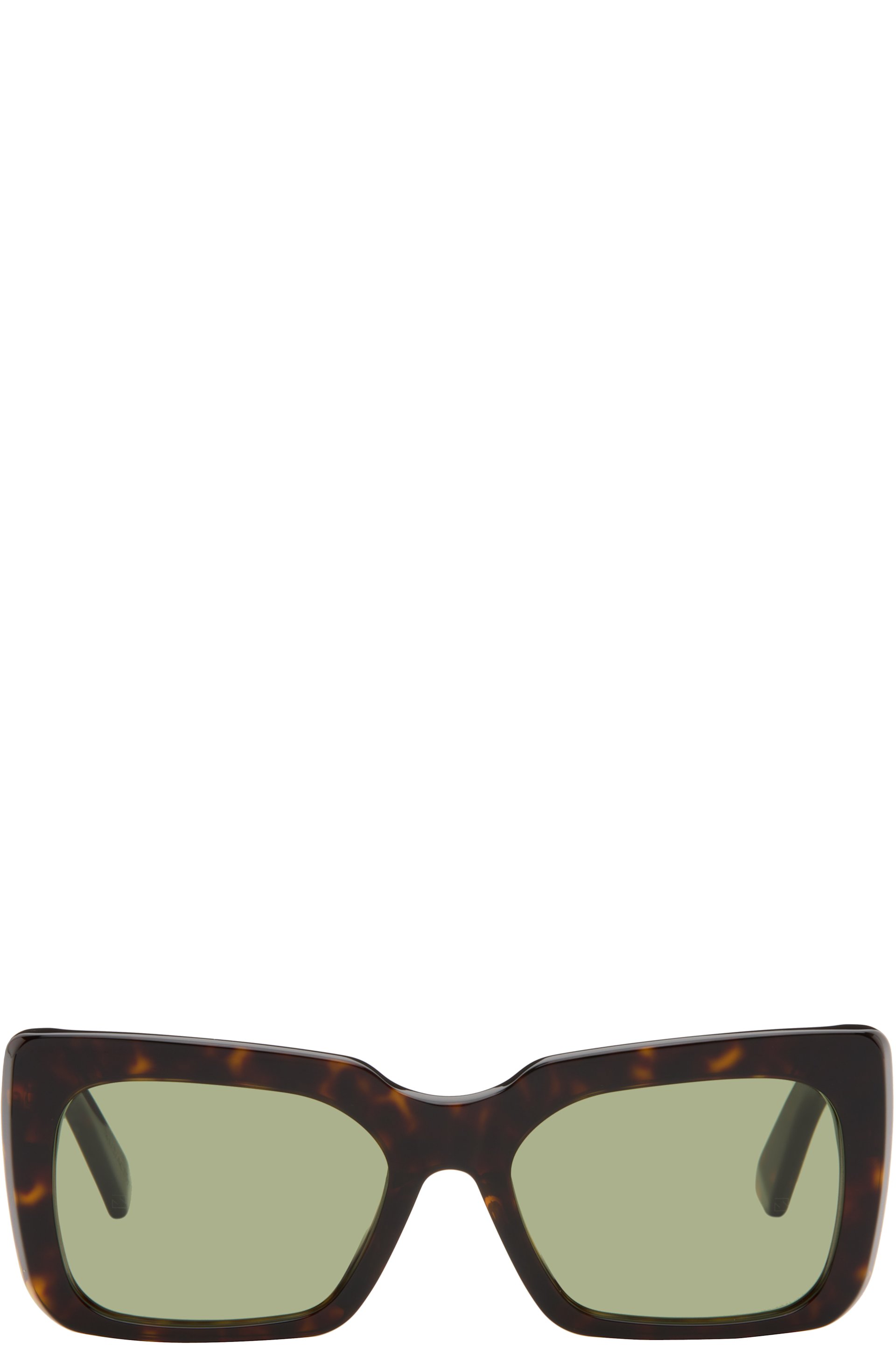 RETROSUPERFUTURE: Black & Brown Senta Sunglasses | SSENSE