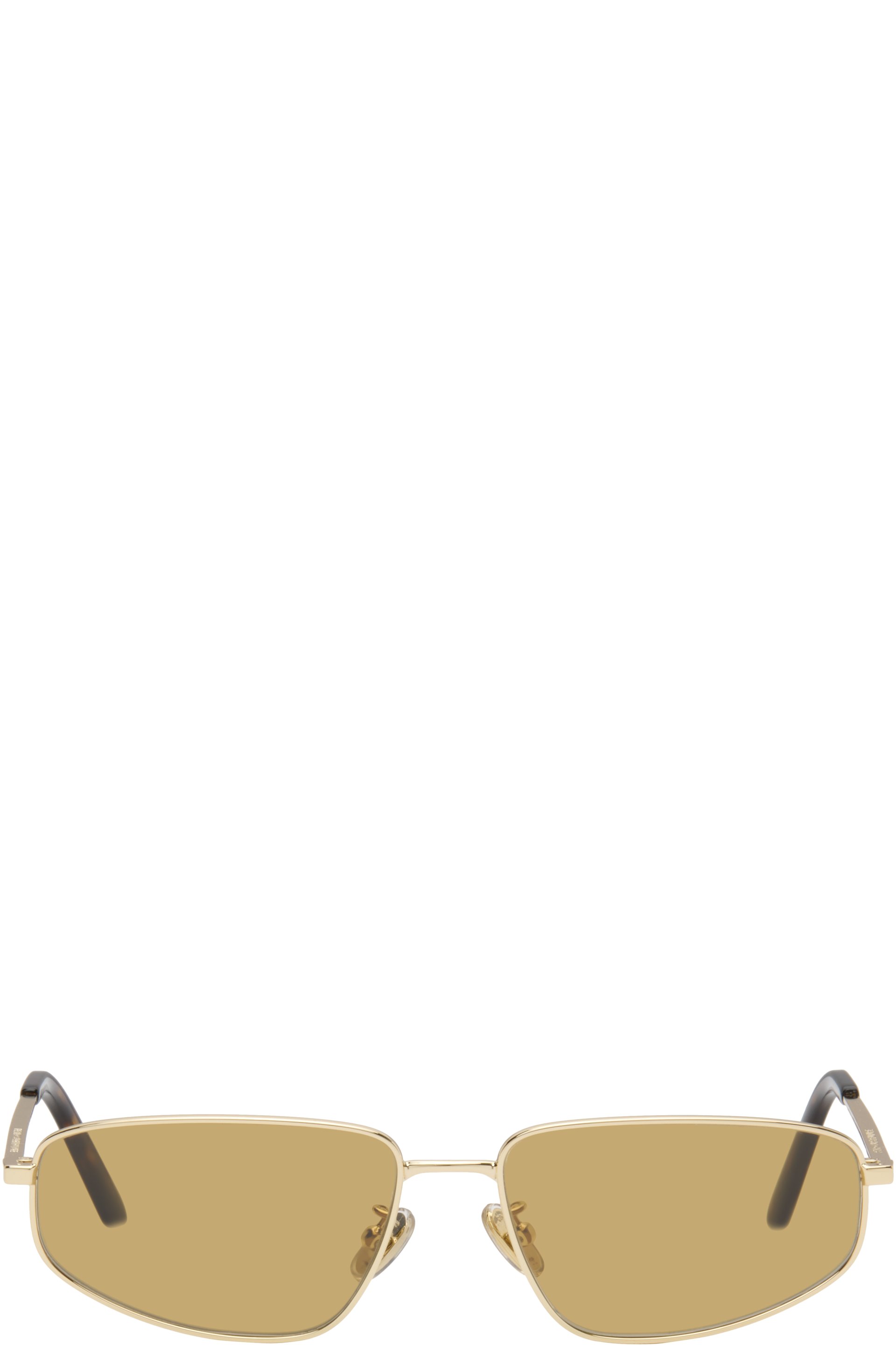 RETROSUPERFUTURE - Gold Isedra Senape Sunglasses