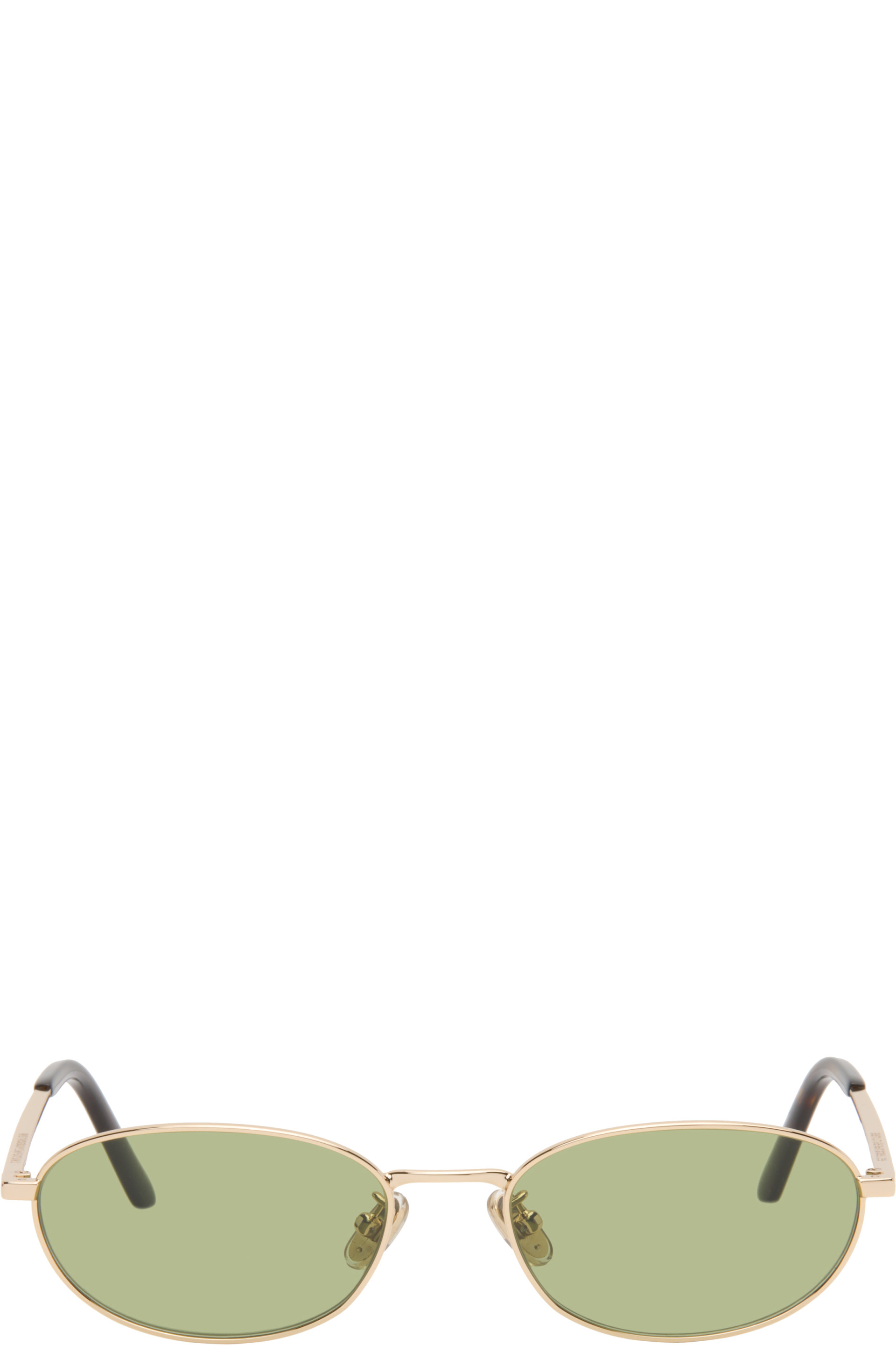 RETROSUPERFUTURE - Gold Uovo Sunglasses
