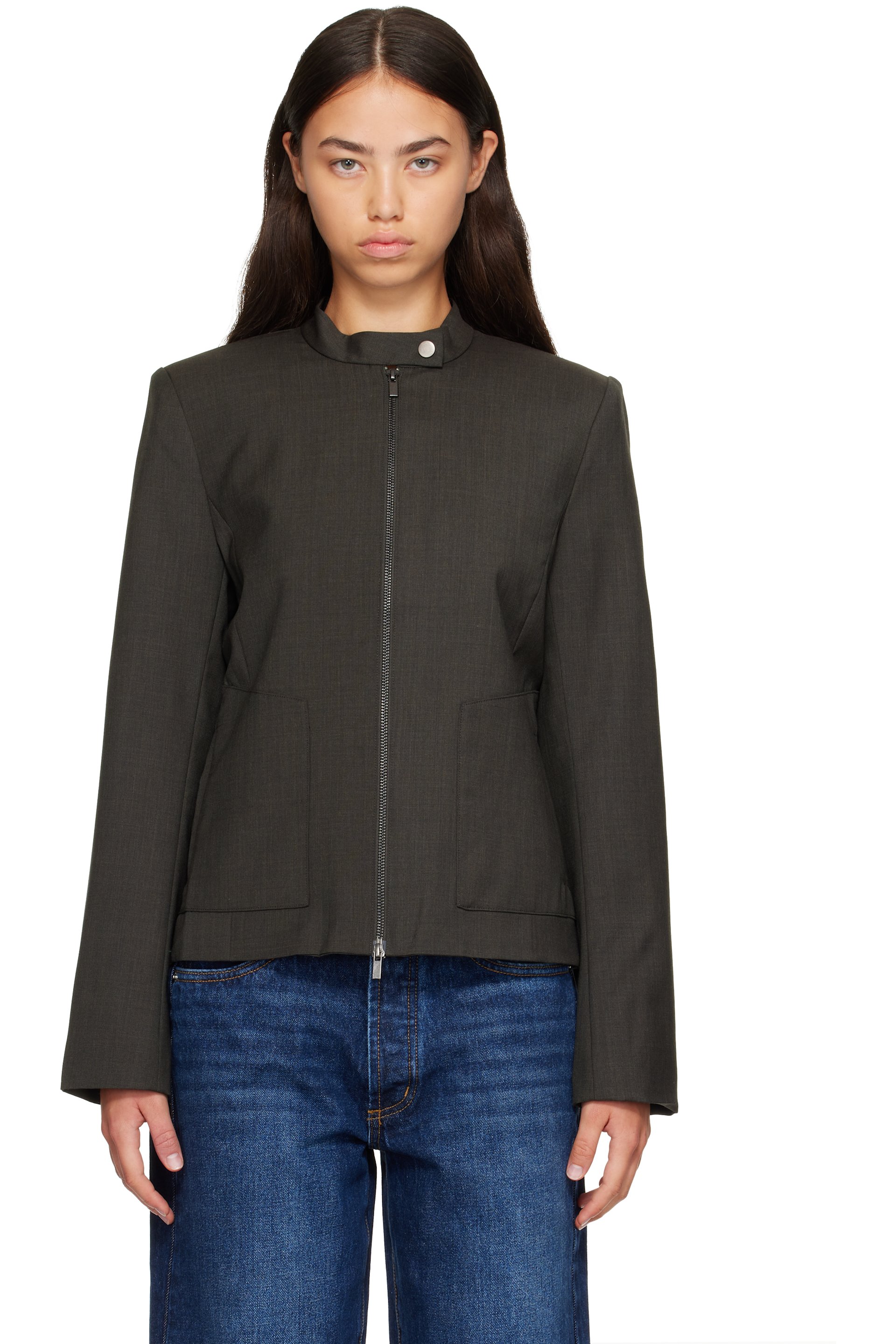 St. Agni - Gray Moto Jacket