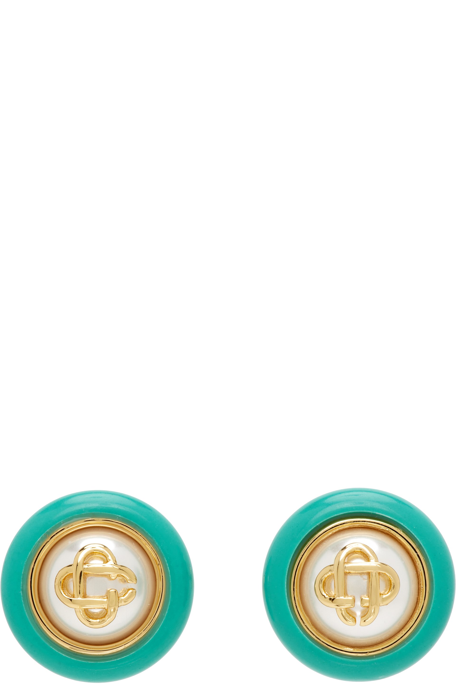 Casablanca - Pearl Stud Earrings