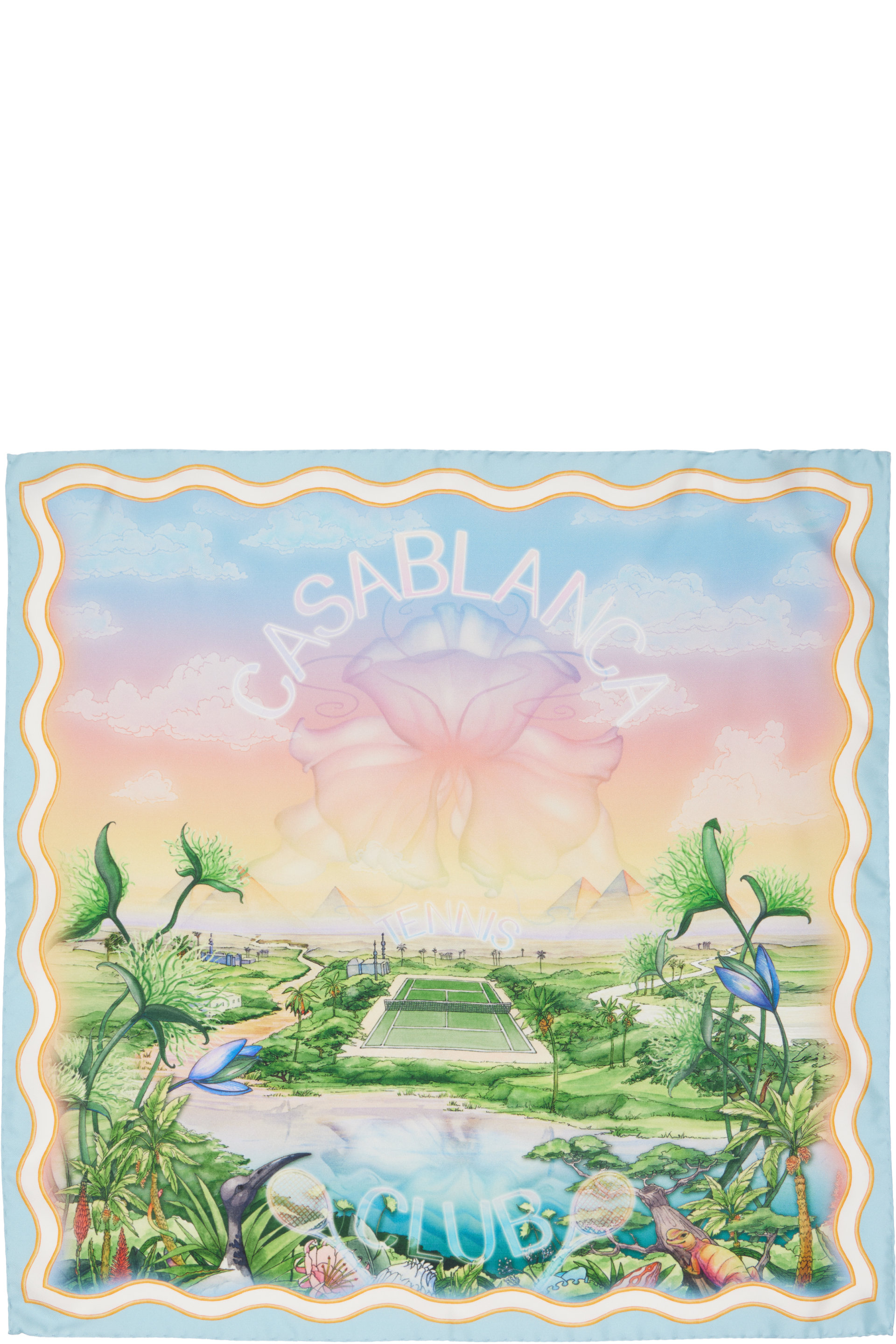 Casablanca - Multicolor Medium Silk Scarf