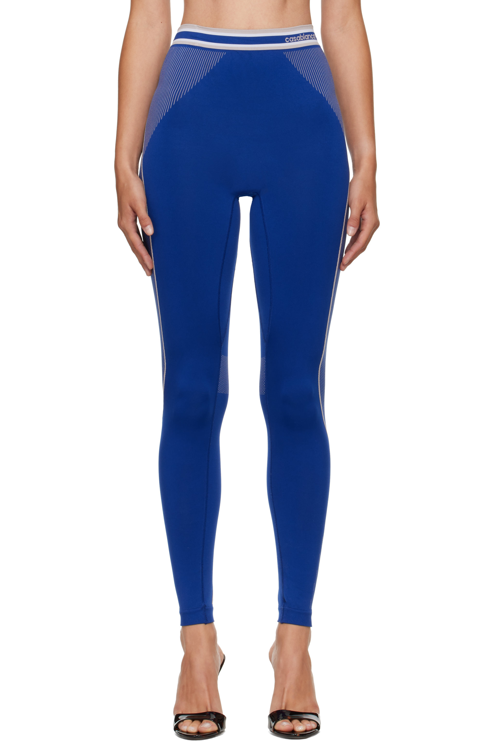 Casablanca - Navy Seamless Leggings