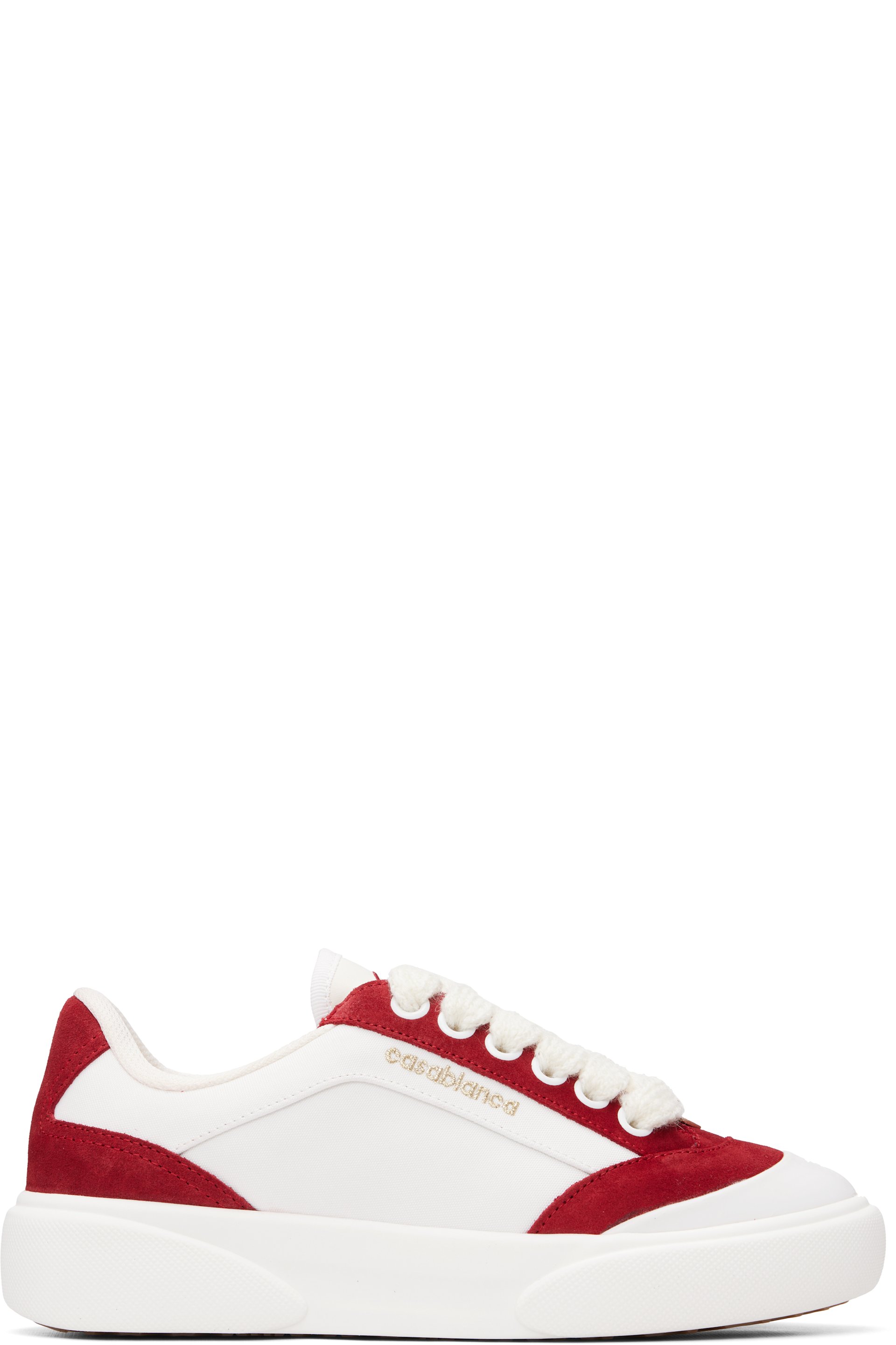 Casablanca - White & Red Del Mar Sneakers
