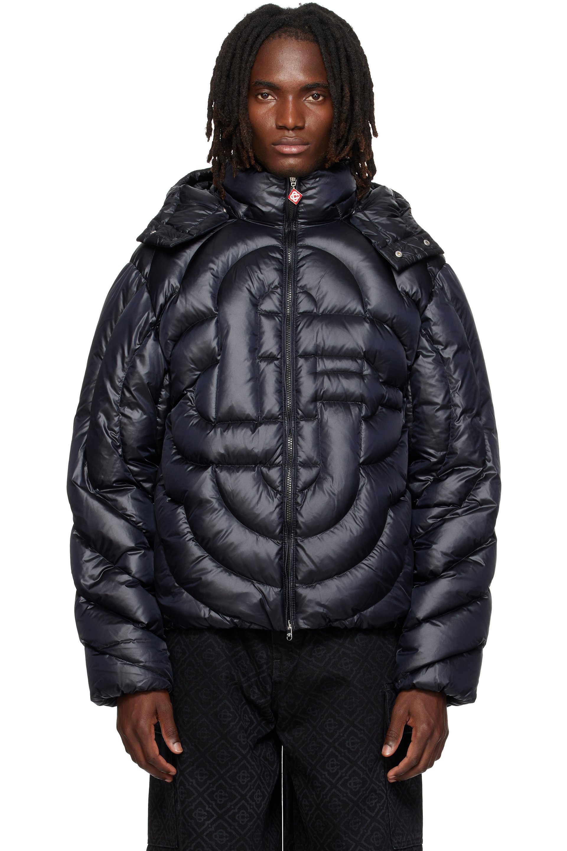 Casablanca - Black Quilted Down Puffer Jacket