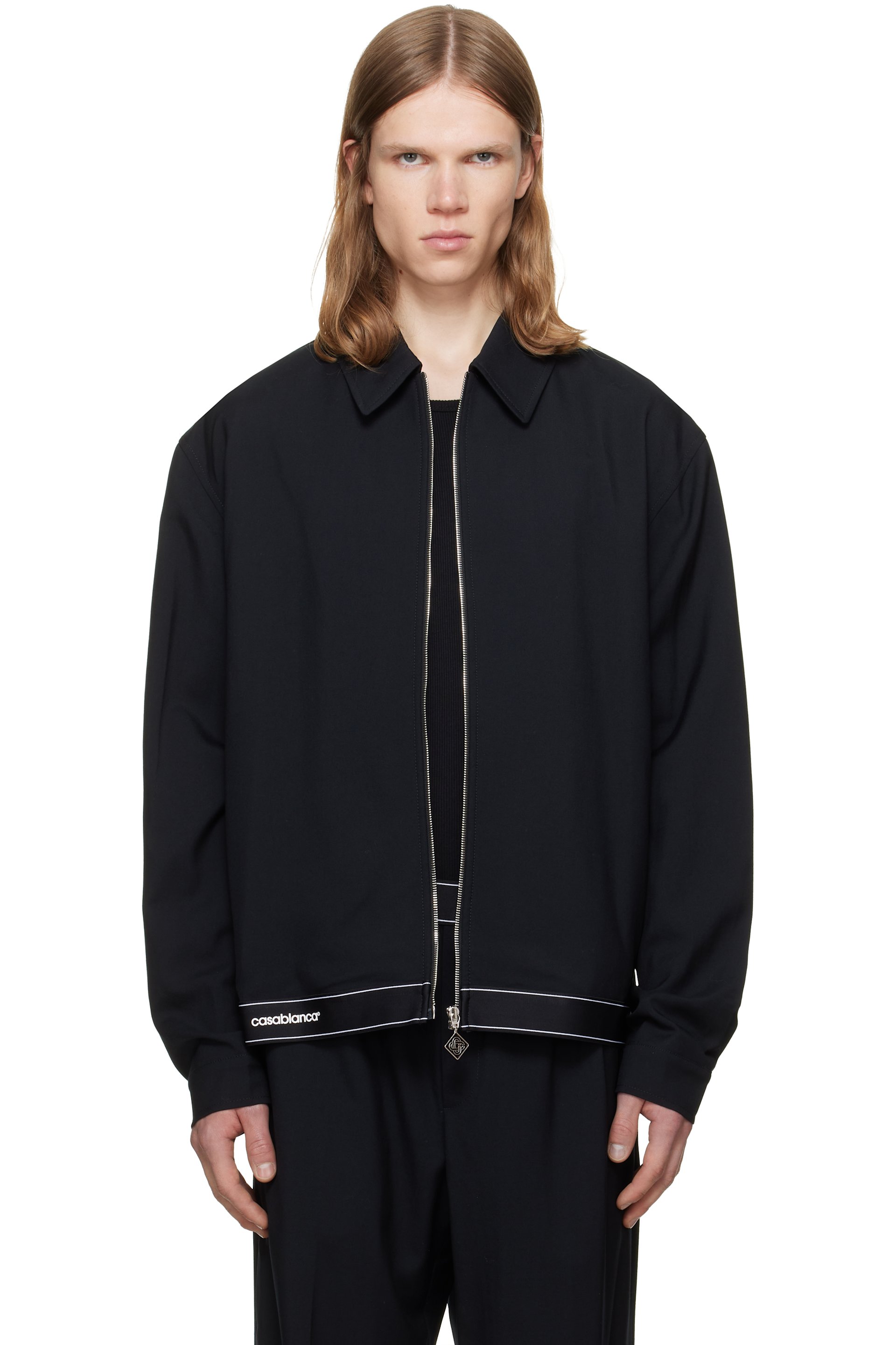 Casablanca - Black Tailored Sports Jacket