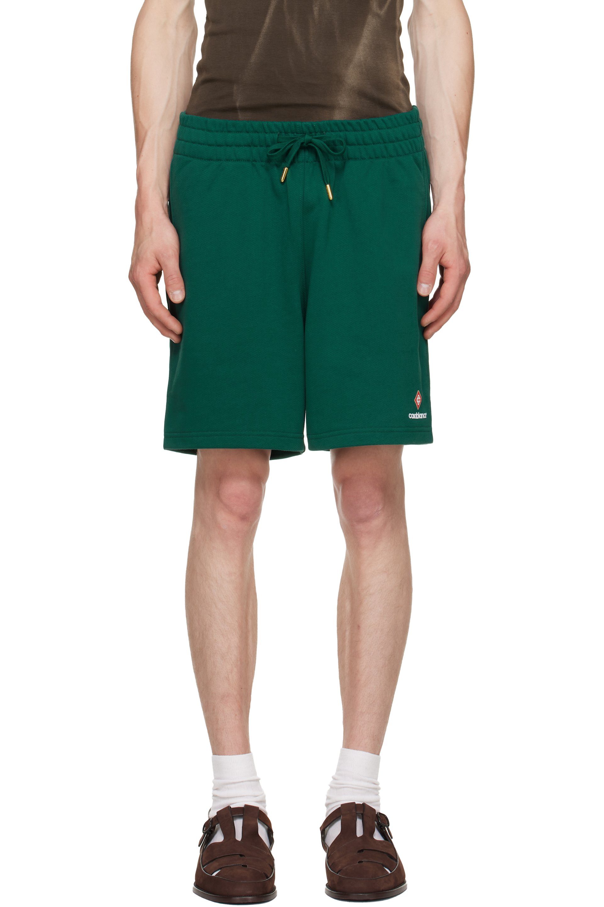 Casablanca - Green Sport Type Sweat Shorts