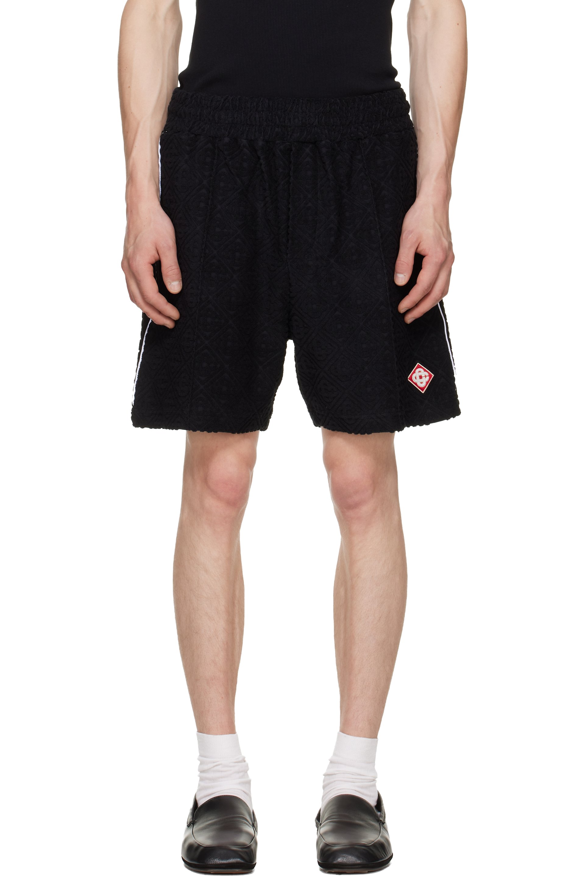 Casablanca - Black Towelling Shorts