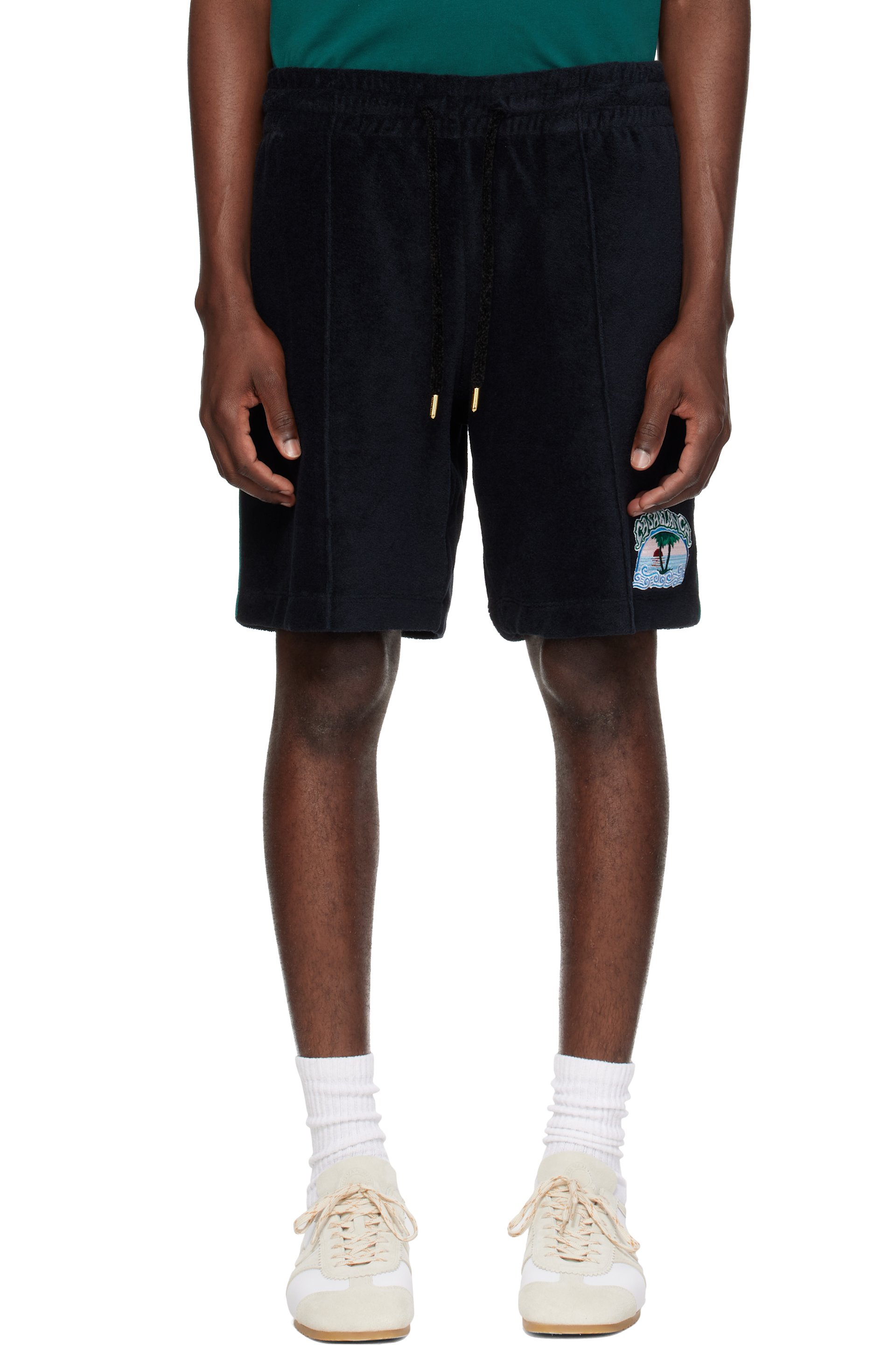 Casablanca - Black Towelling Shorts