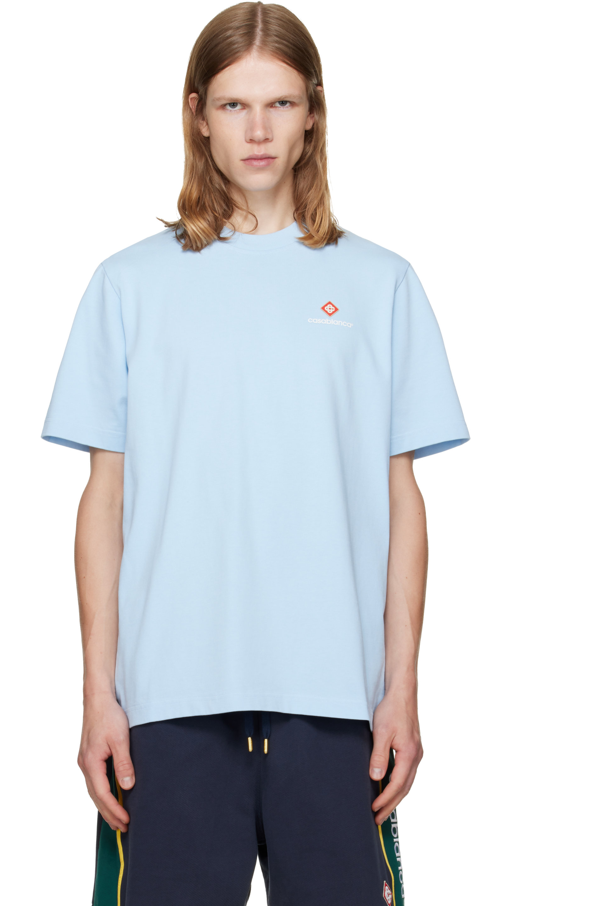 Casablanca - Blue Core Logo T-shirt