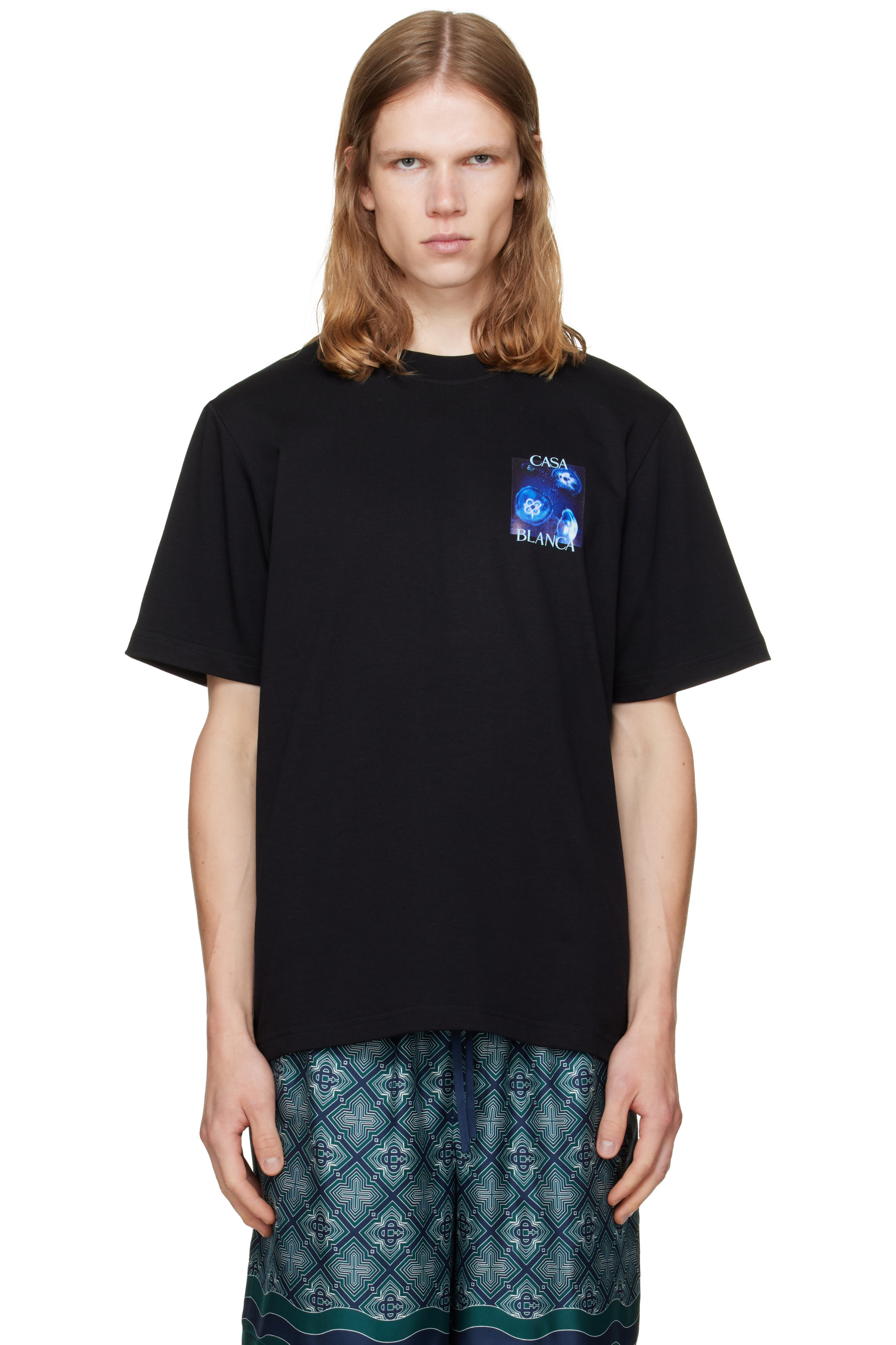 Casablanca - Black Meduse Sportive T-shirt