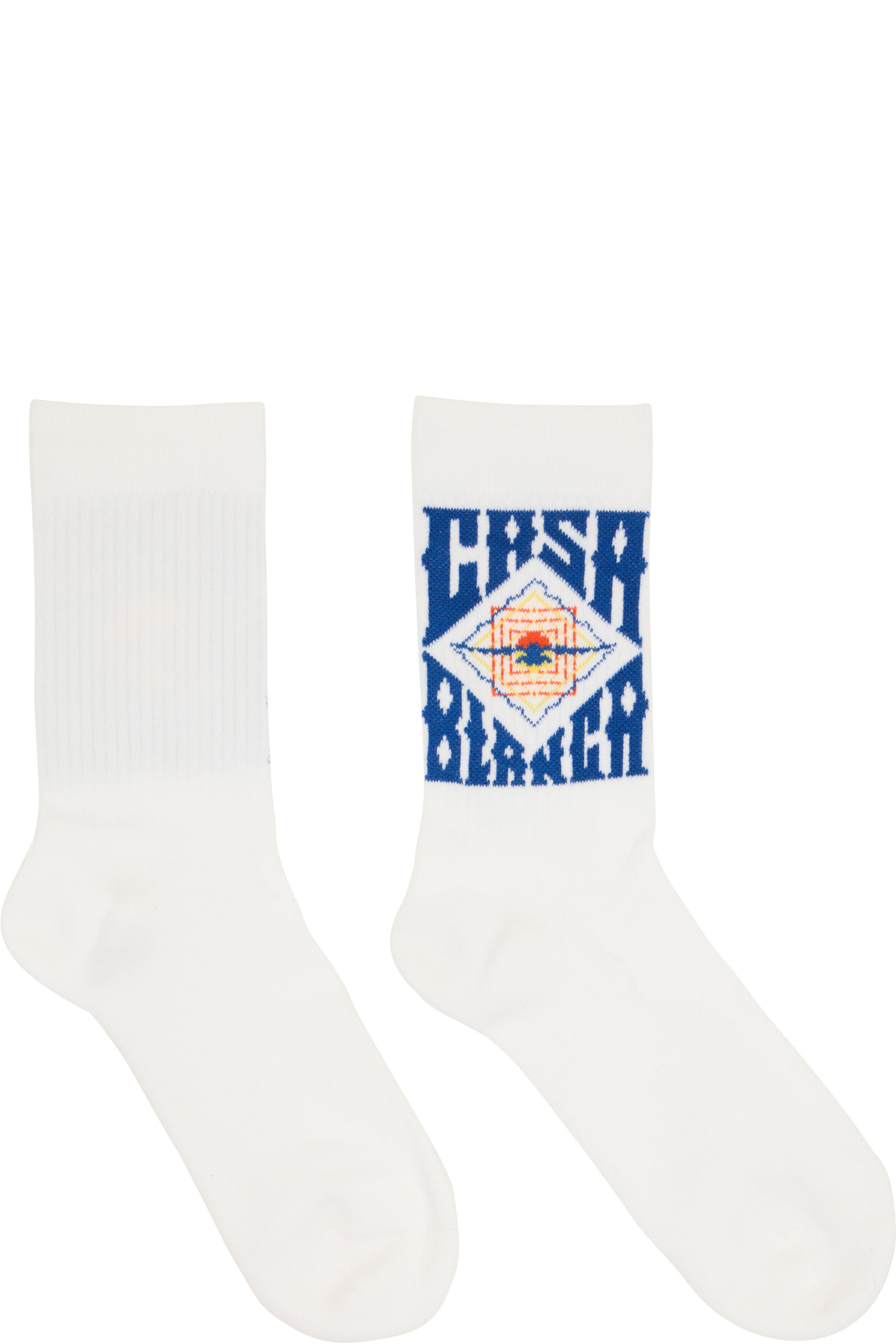 Casablanca - Chaussettes Hermons Mirage blanches